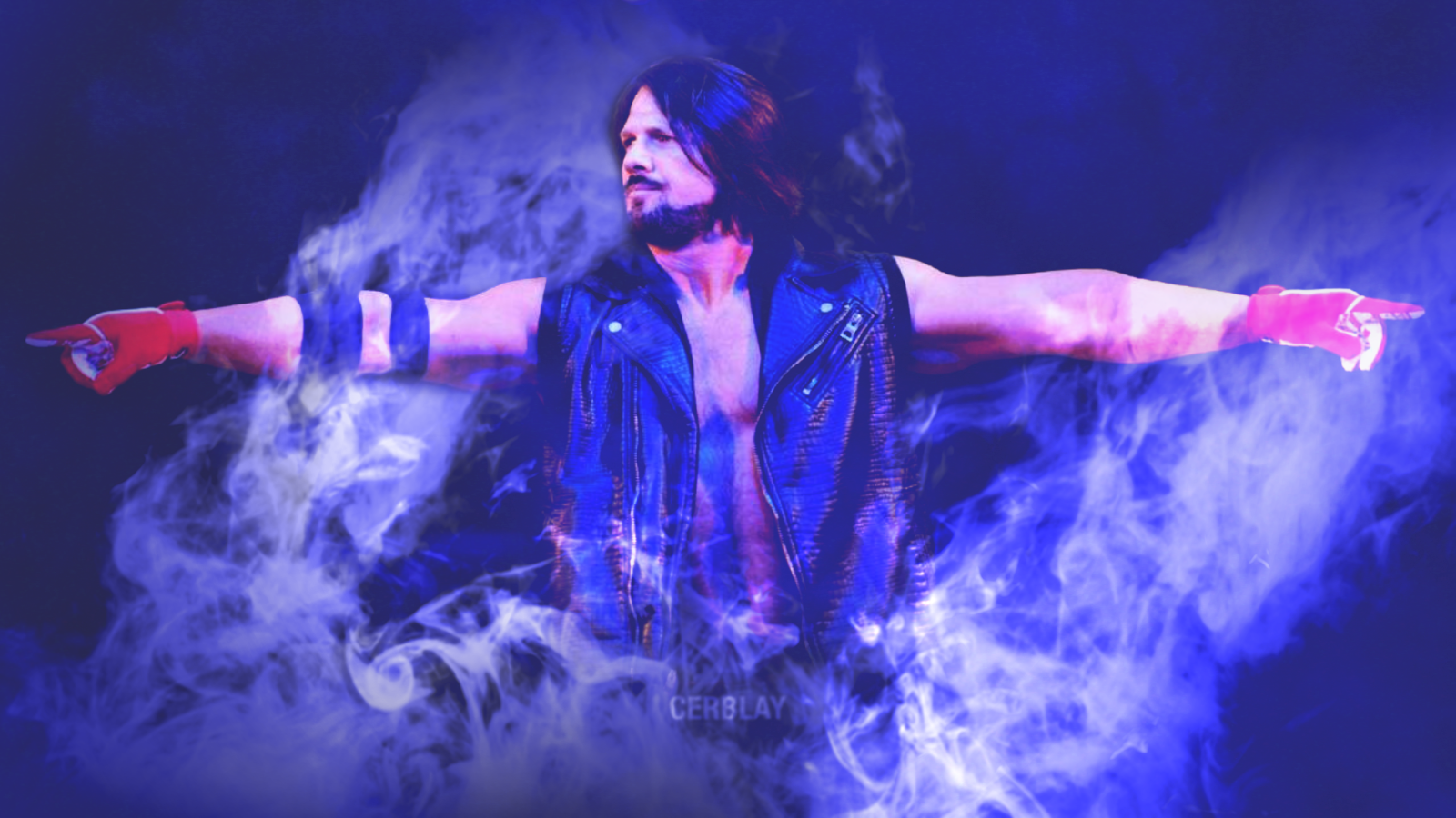 Updated All Wallpapers With Better Watermark, Added - Aj Styles Wallpaper 2016 , HD Wallpaper & Backgrounds