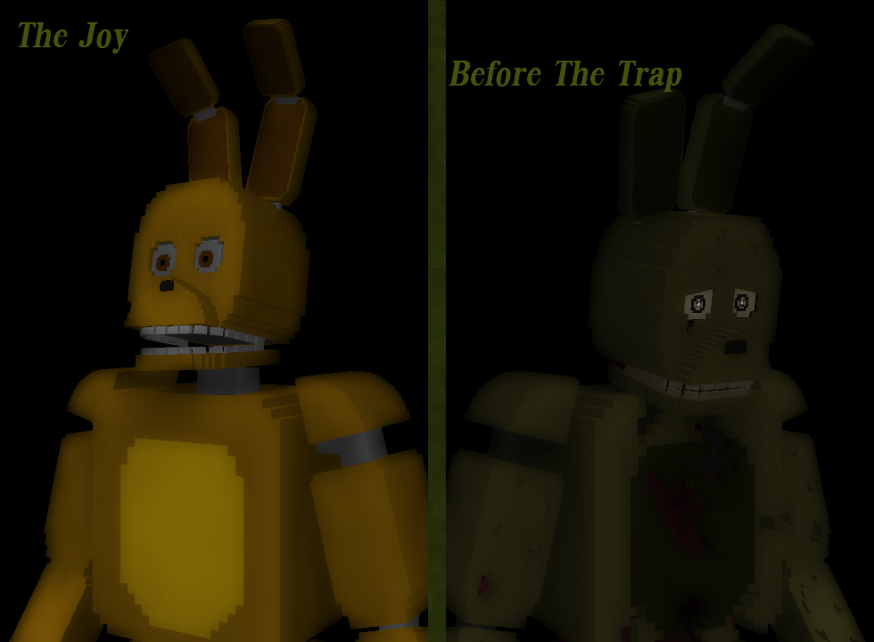 Just Incase Any Of You Are Gonna Say But Springtrap - Mine Imator Fnaf 4 , HD Wallpaper & Backgrounds
