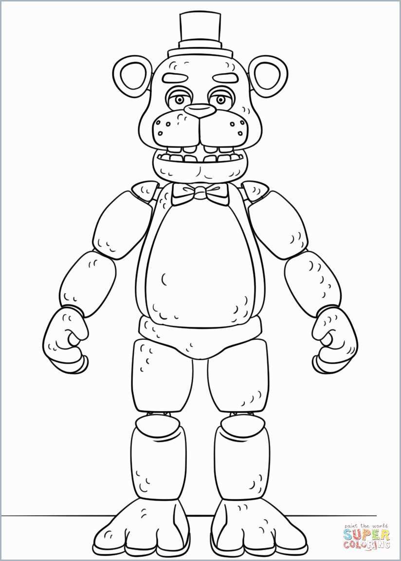 Springtrap Coloring With Fnaf Book Unique Spring Trap - Fnaf Coloring Pages Freddy , HD Wallpaper & Backgrounds