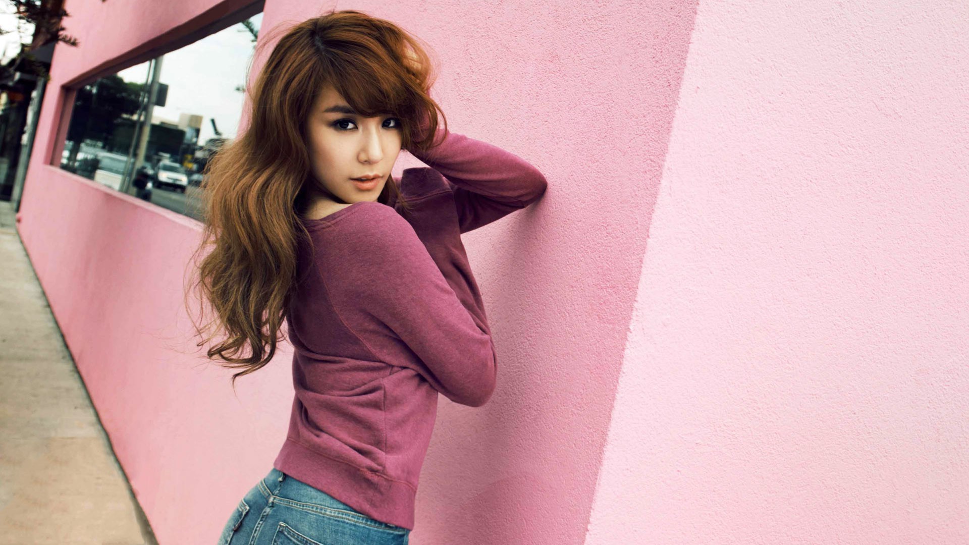 Snsd, Girls Generation, Asian, Model, Musicians, Singer, - Tiffany Hwang Wallpaper Hd Pink , HD Wallpaper & Backgrounds