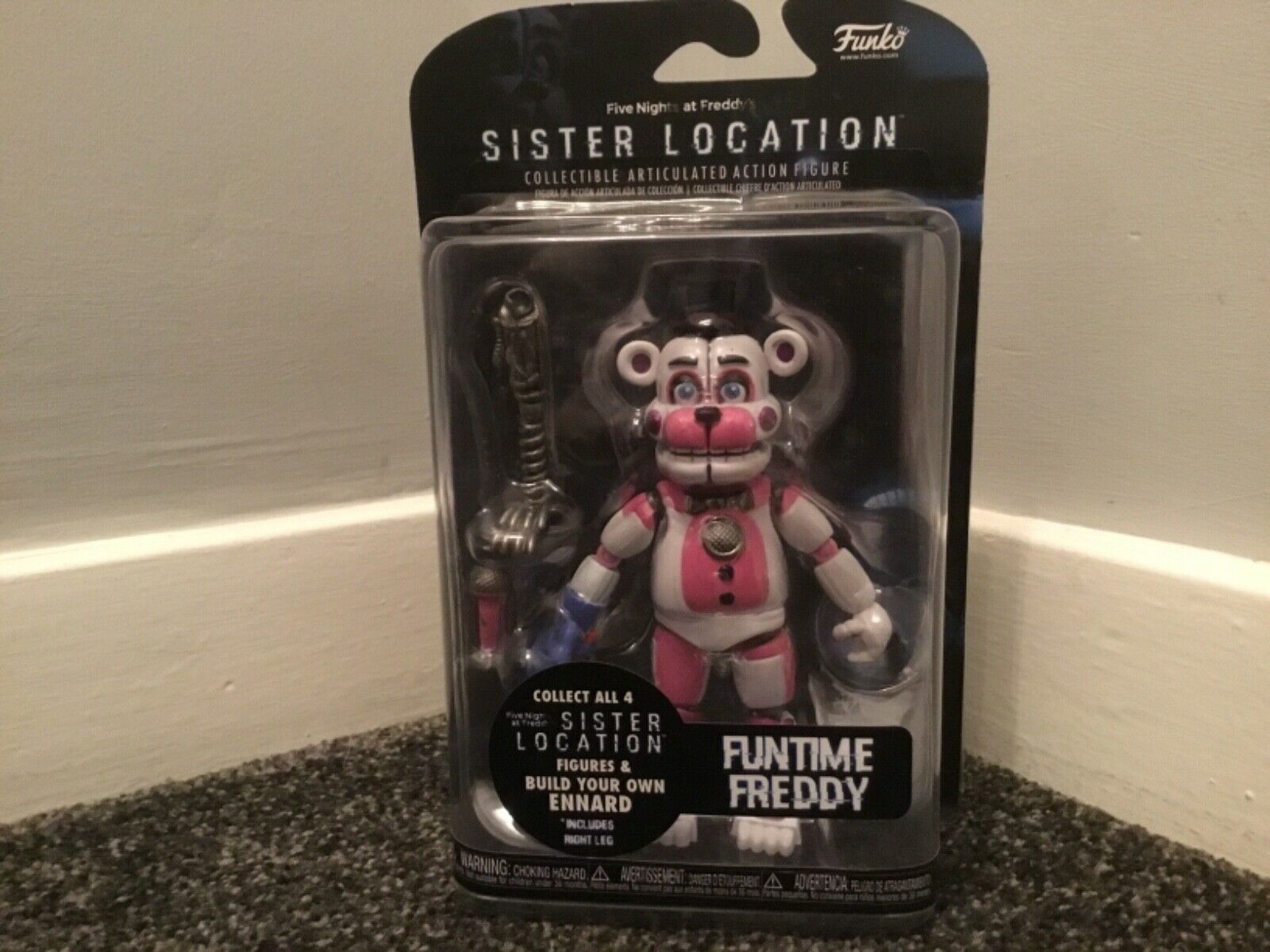 Fnaf Five At Sister Location Collectible Figure Funtime - Action Figure , HD Wallpaper & Backgrounds