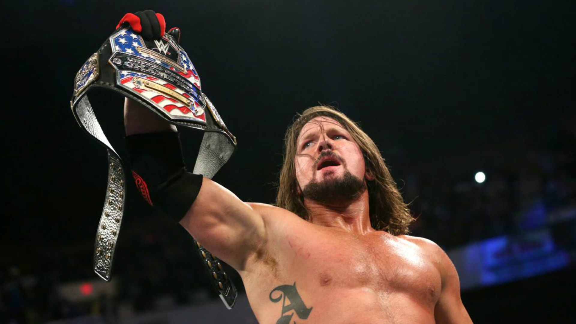 Styles Talks About His In-game Rating And Retro Games - Aj Styles Us Champion , HD Wallpaper & Backgrounds