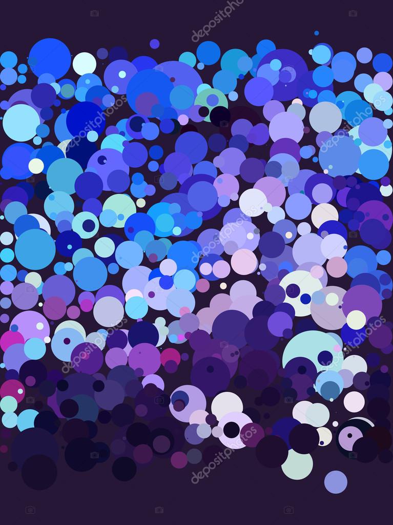 Abstract Blue And Purple Bubble Wallpaper Stock Illustration - Papel De Parede Azul E Roxo , HD Wallpaper & Backgrounds