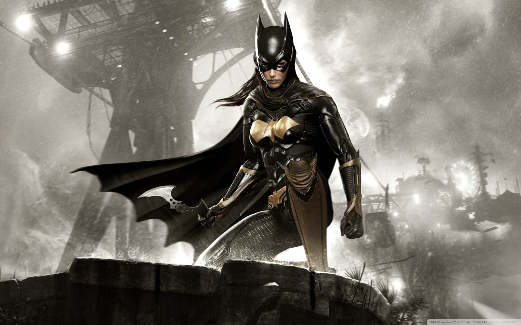 Wide - Batman Arkham Knight Batgirl , HD Wallpaper & Backgrounds