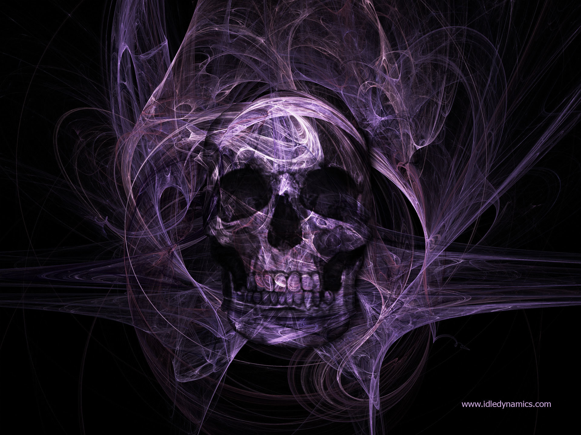 Wallpapers De Calaveras Calaveras Wallpapers Fondos - Purple And Black Skull , HD Wallpaper & Backgrounds