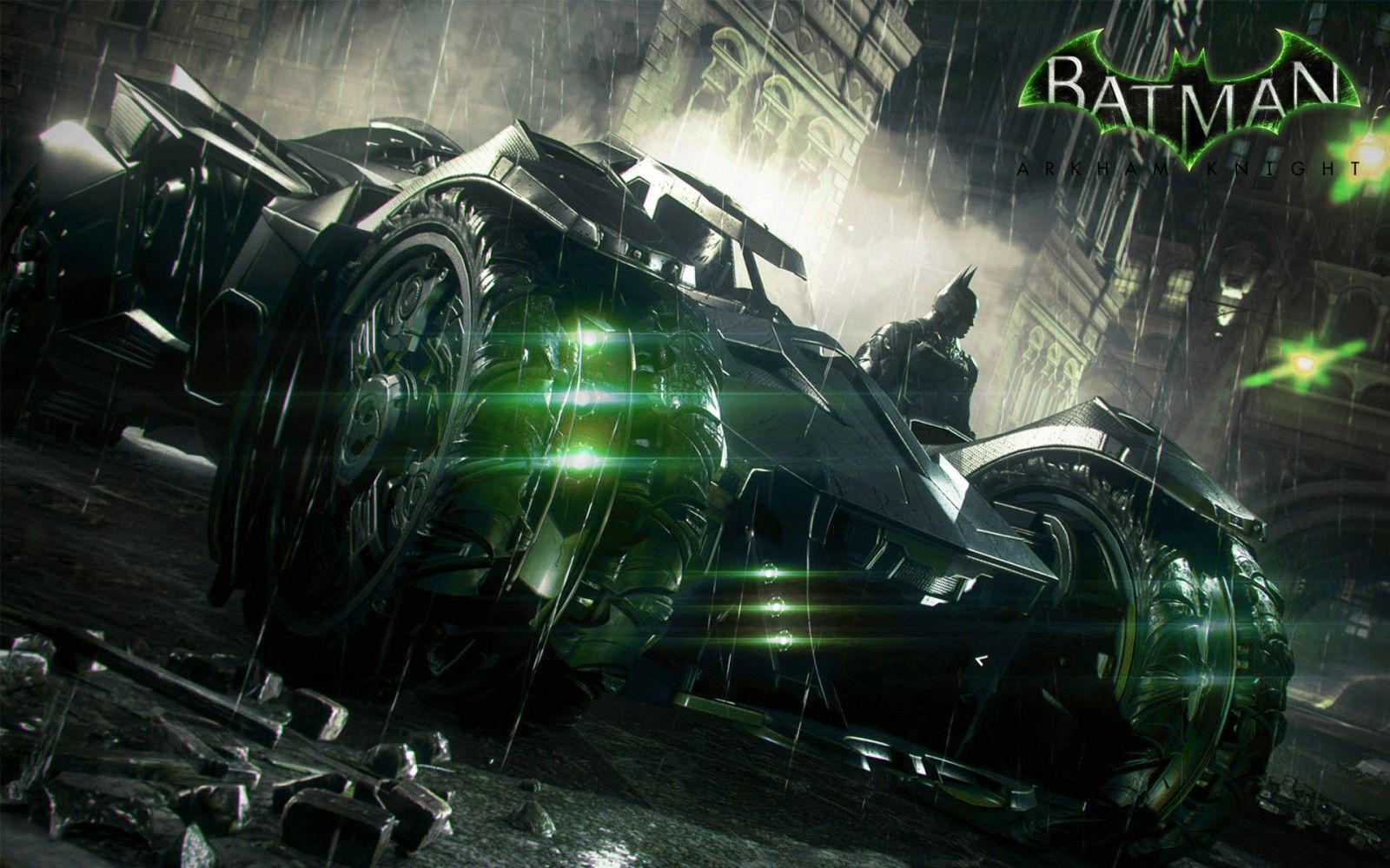 Batman Arkham Knight Batmobile Wallpaper - Batman Arkham Knight Batmobile , HD Wallpaper & Backgrounds