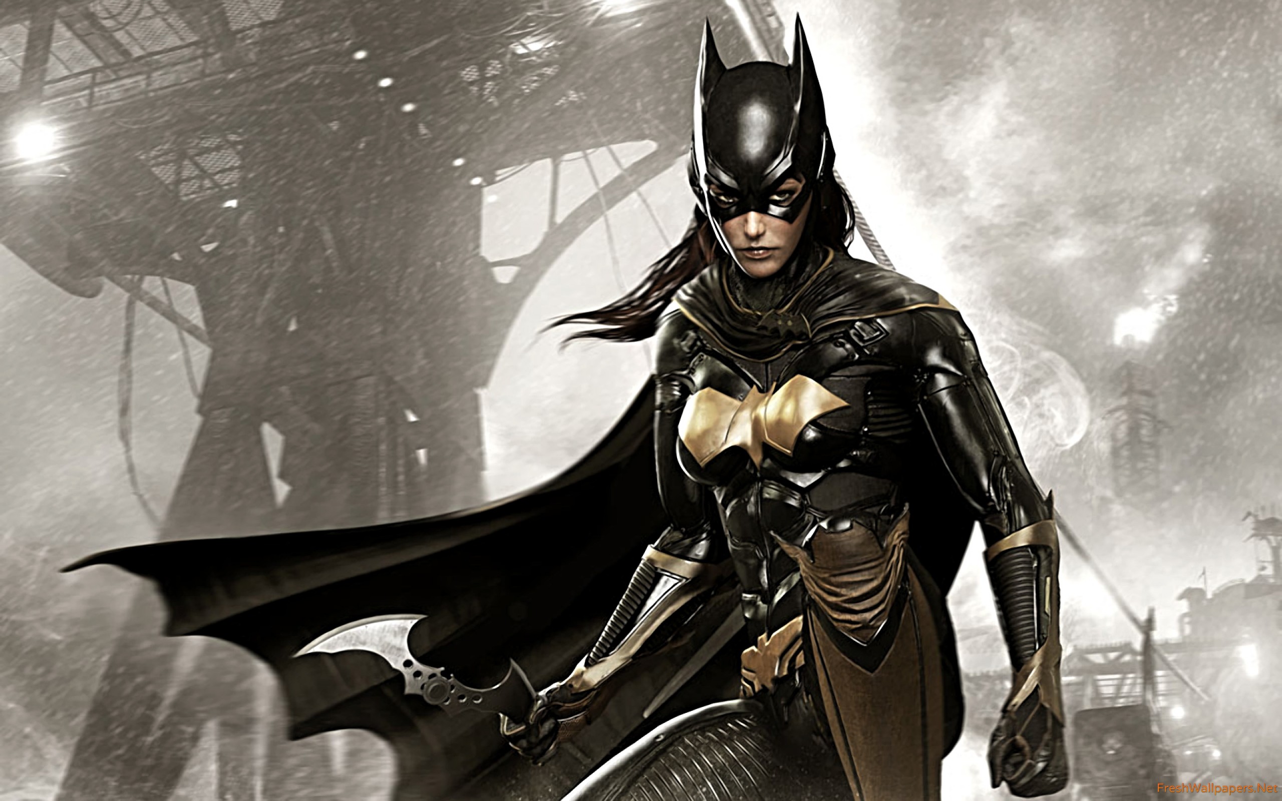 Batgirl In Batman Arkham Knight Wallpaper - Arkham Knight Batgirl , HD Wallpaper & Backgrounds