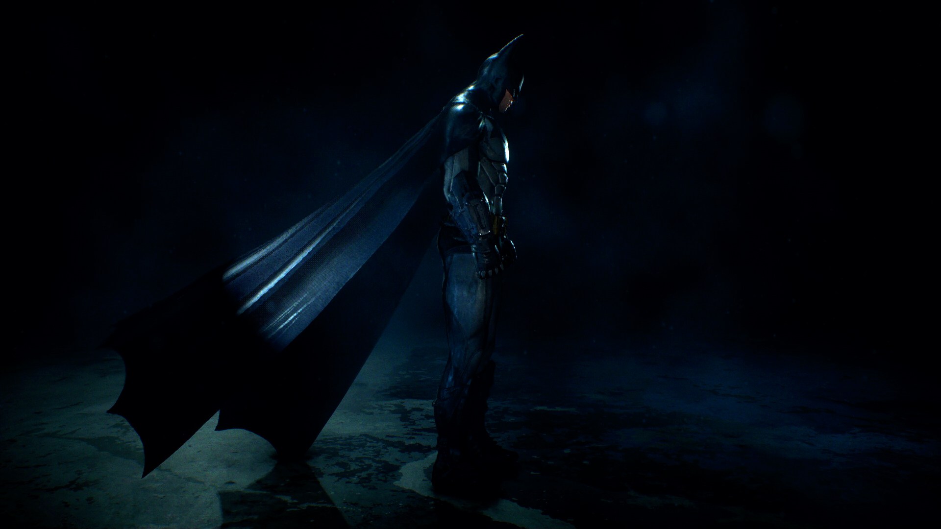 Download Batman Arkham Knight Desktop Hd Wallpaper - V7 Batsuit In Batman Arkham Knight , HD Wallpaper & Backgrounds