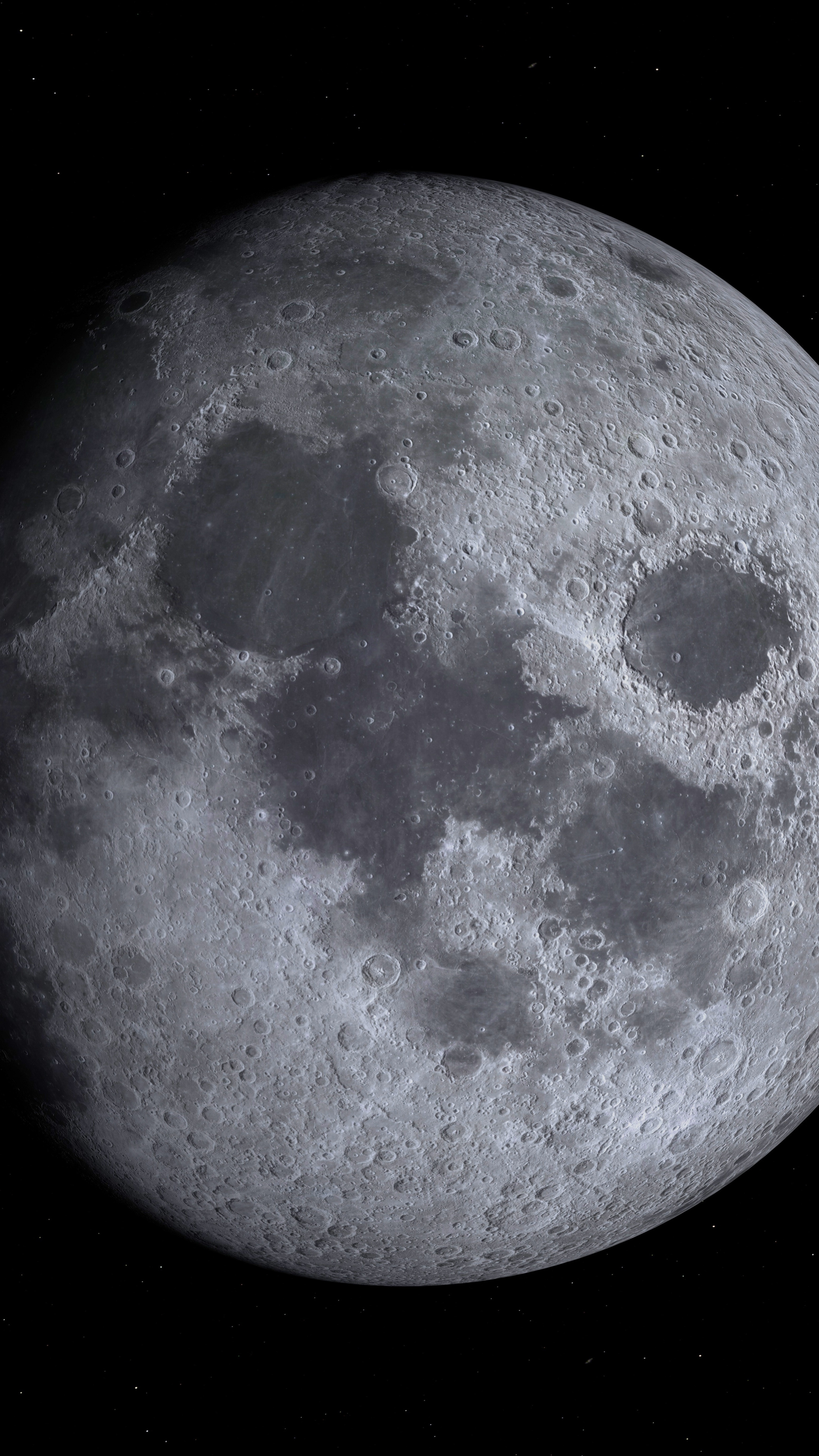 Full Moon, Monochrome, Space, Dark, Wallpaper - Moon , HD Wallpaper & Backgrounds