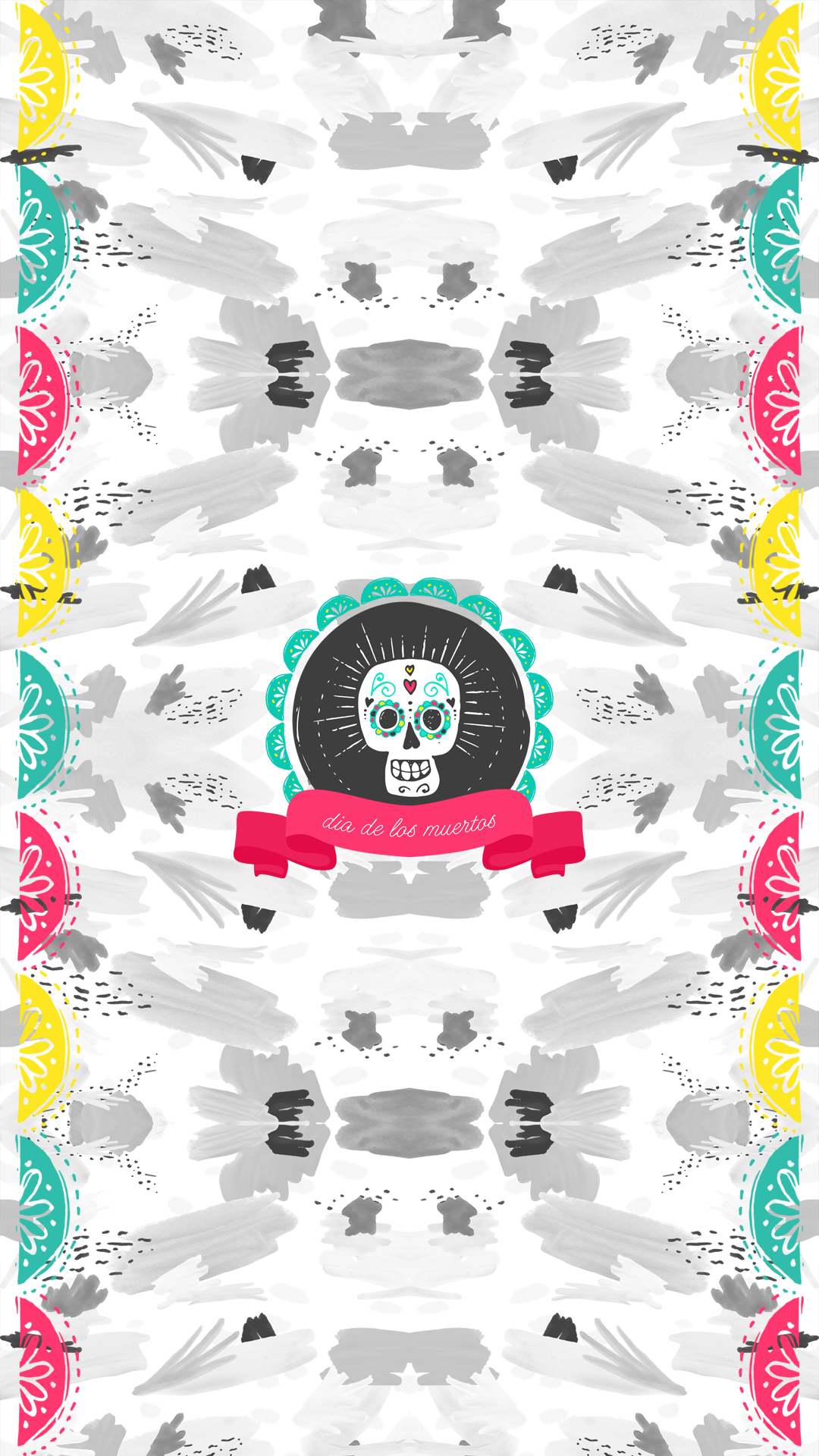 Dia De Los Muertos Iphone , HD Wallpaper & Backgrounds