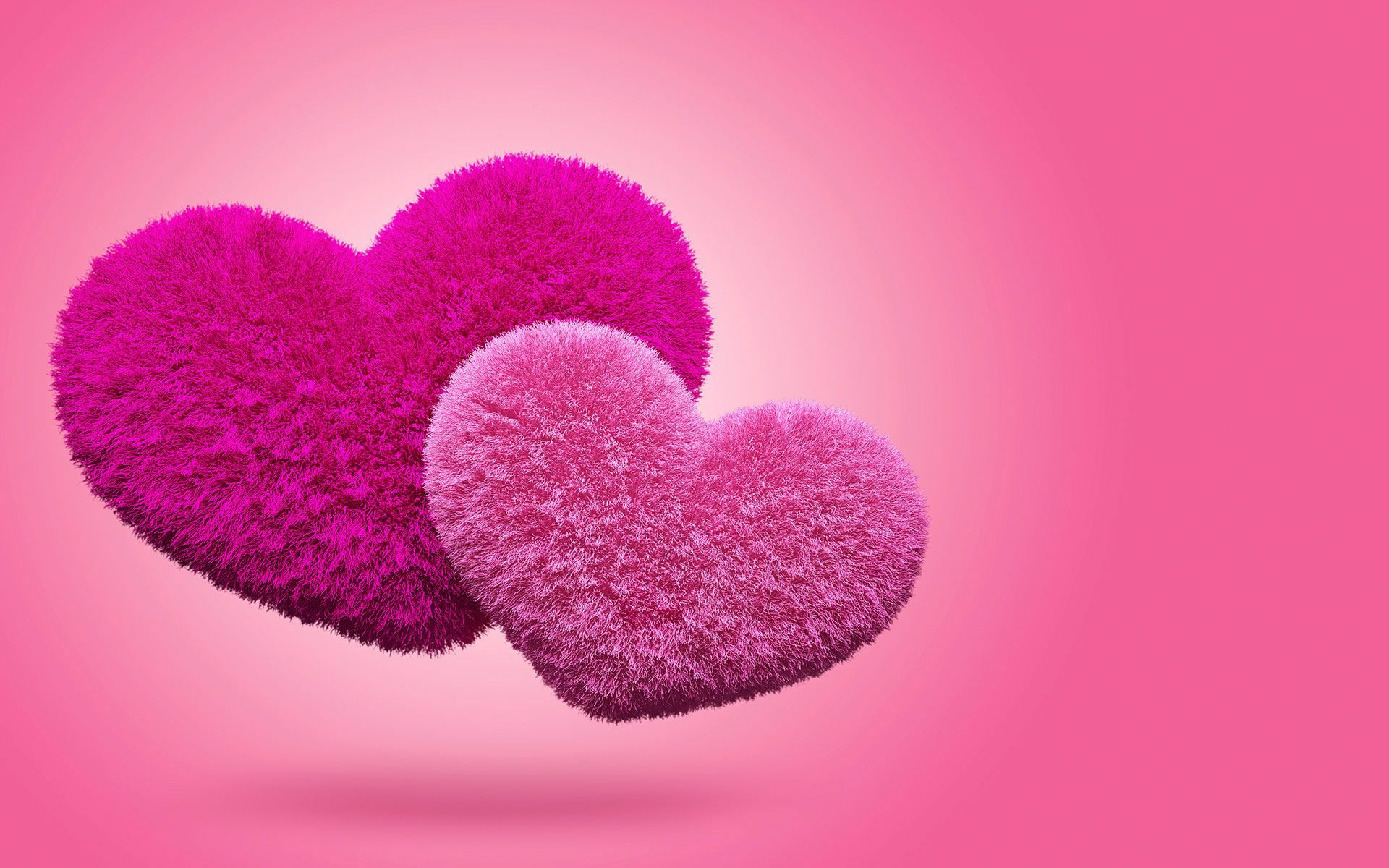Cute Love Heart Wallpaper Hd Free Pink Heart Wallpapers - Cute Happy Valentines Day , HD Wallpaper & Backgrounds