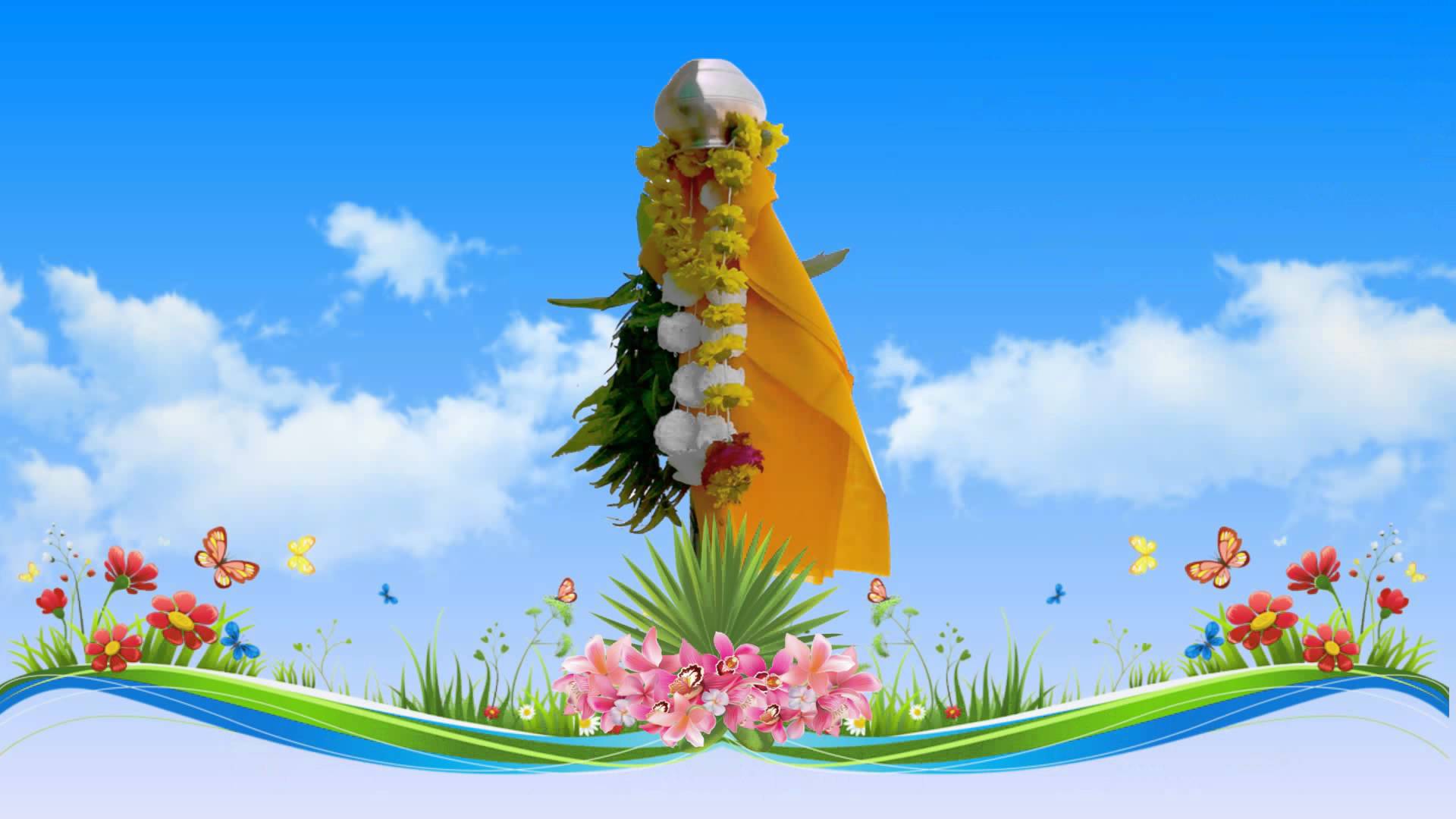 Gudi Padwa Hd Images In Marathi , HD Wallpaper & Backgrounds