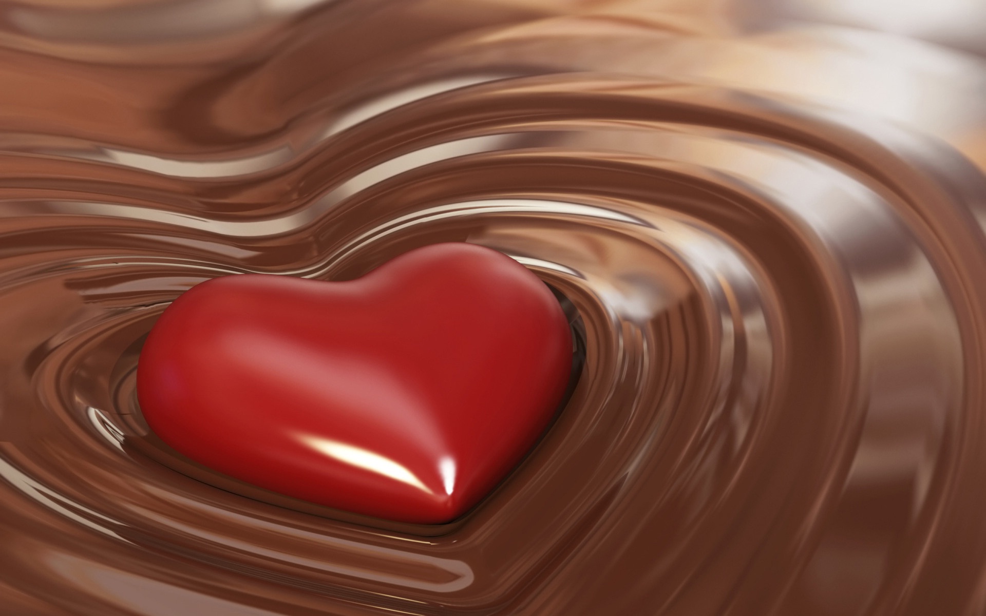 Heart Wallpapers - Chocolate In Heart Shape , HD Wallpaper & Backgrounds
