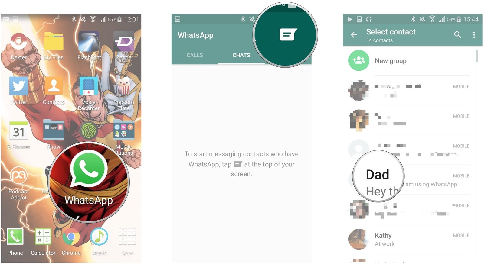 Launch Tap Chat Icon Select Contact - Menu De Lg En Whatsapp , HD Wallpaper & Backgrounds