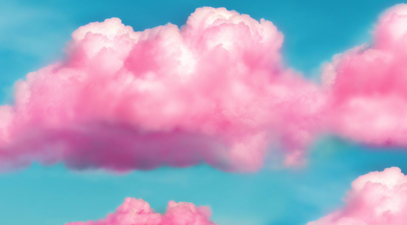 Pink Fluffy Clouds , HD Wallpaper & Backgrounds