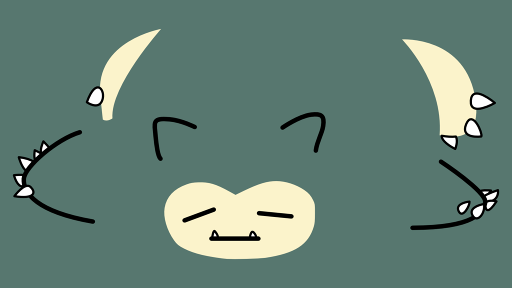 Art Snorlax Wallpaper - Cartoon , HD Wallpaper & Backgrounds