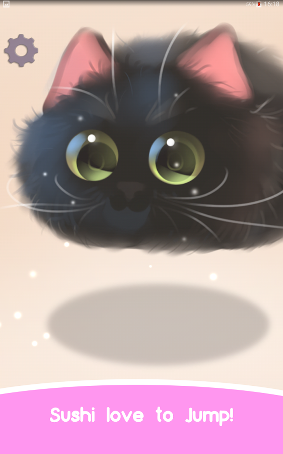 Fluffy - Cat One Black Cartoon , HD Wallpaper & Backgrounds