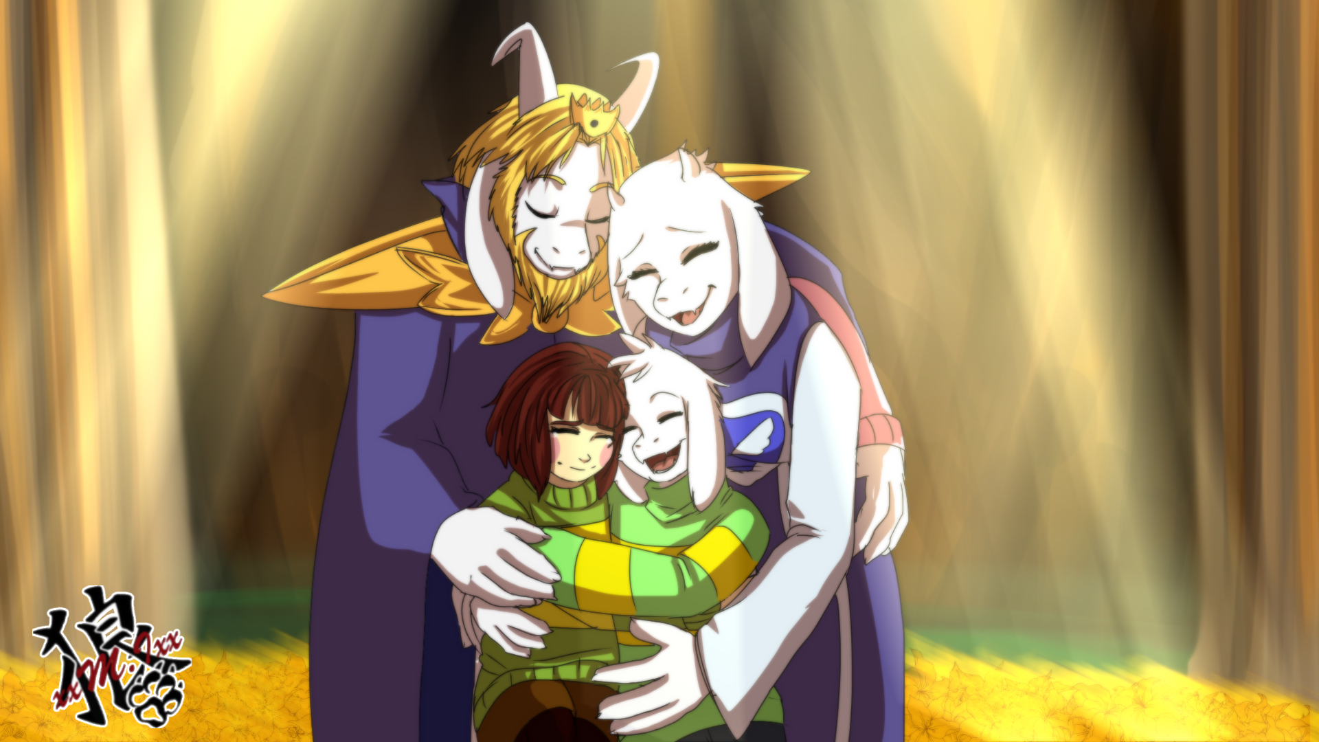 Wallpaper Of Undertale, Asgore, Asriel, Chara, Toriel - Dreemurr Family , HD Wallpaper & Backgrounds