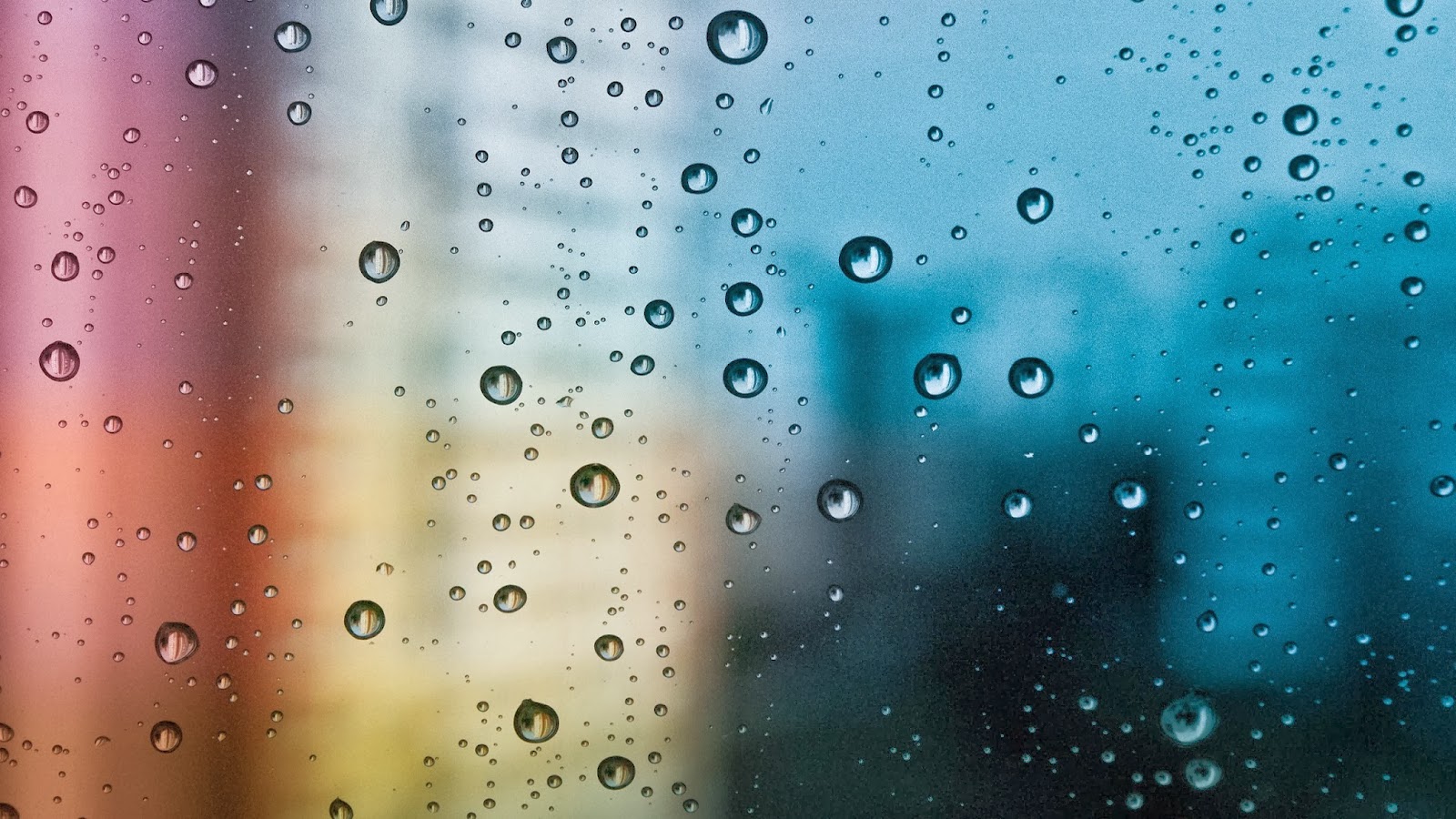 20 Water Drops Wallpapers - Rain On Window Background , HD Wallpaper & Backgrounds