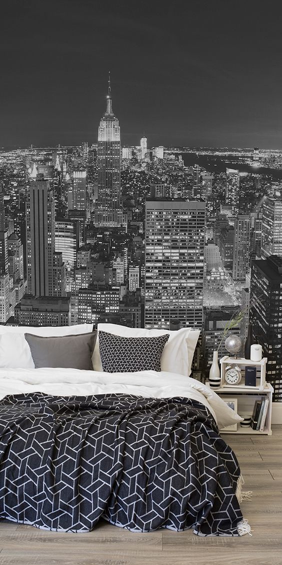 New York Wallpaper Bedroom , HD Wallpaper & Backgrounds