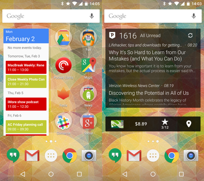 Android Home Screen Layout Ideas A Look At The Android - Andrew Martonik Android Set Up , HD Wallpaper & Backgrounds