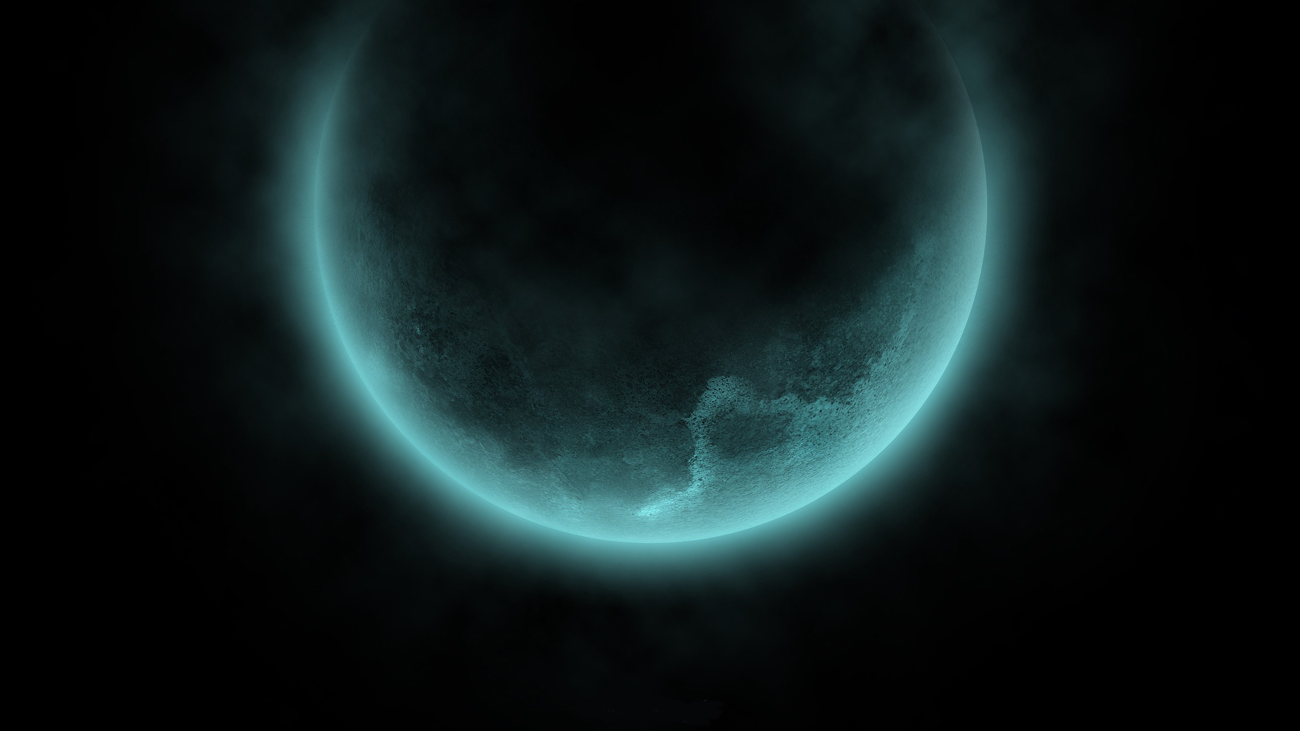 Planet Hd Wallpaper - Turquoise Side Of The Moon , HD Wallpaper & Backgrounds