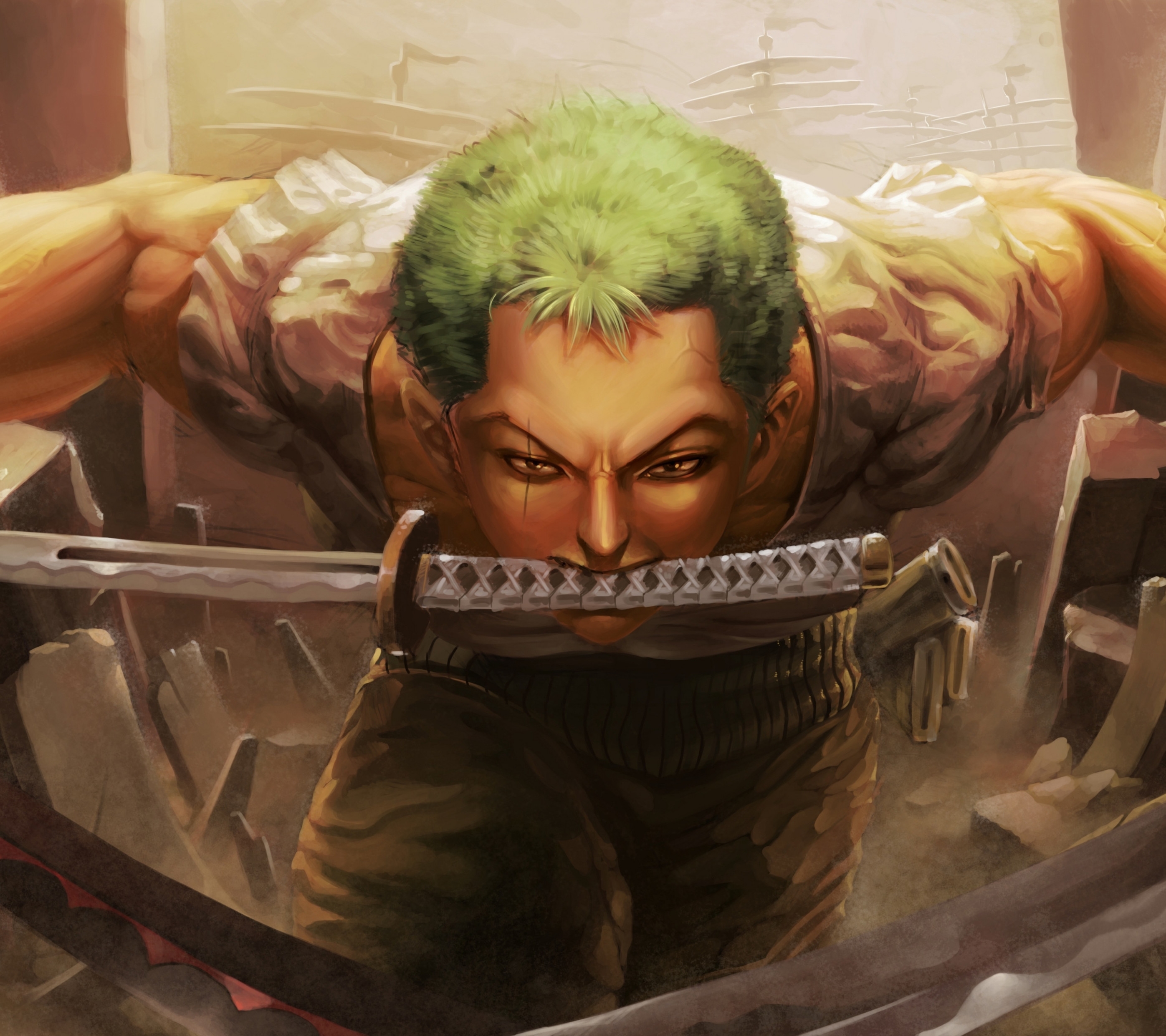 One Piece Roronoa Zoro Sanji Fighting 4k Hd Anime Wallpapers Hd Wallpapers Id 40425