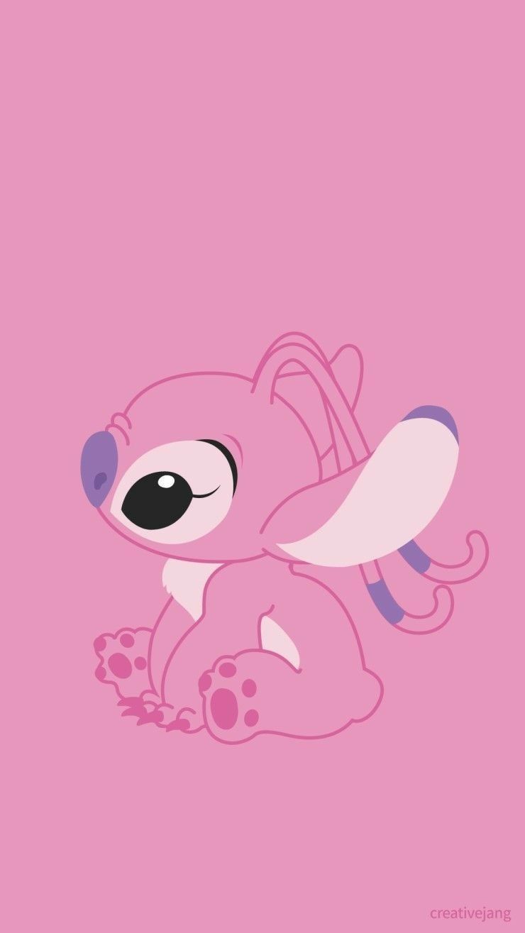 Disney Stitch Iphone Background Tumblr - Kawaii Angel And Stitch , HD Wallpaper & Backgrounds