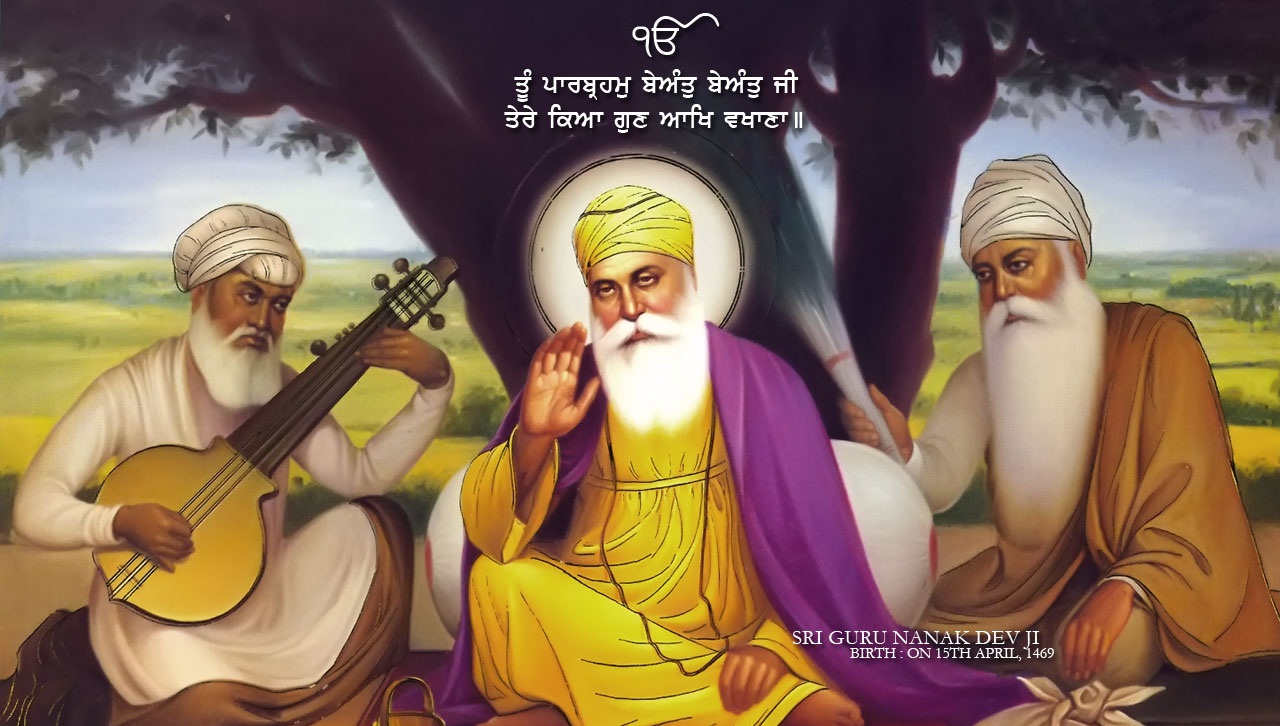 Guru Wallpaper - Teaching Guru Nanak Devji , HD Wallpaper & Backgrounds