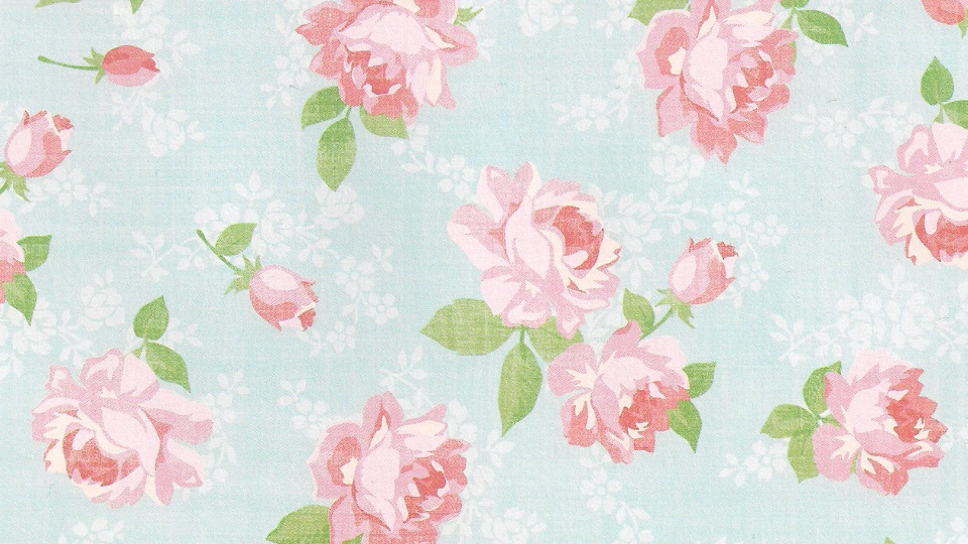 Download Wallpaper - Backgrounds Vintage Floral , HD Wallpaper & Backgrounds