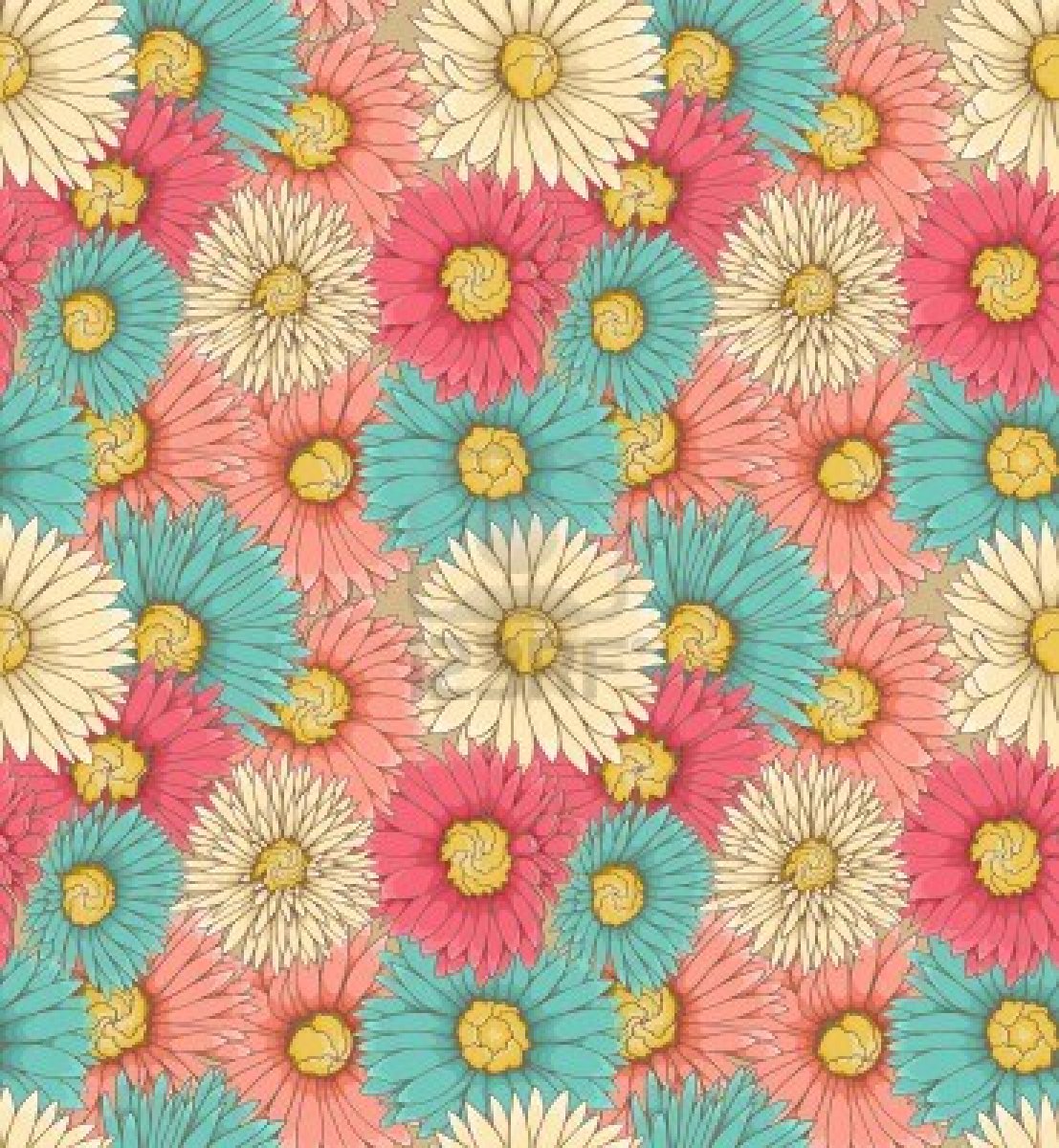 Floral Wallpapers Tumblr - Iphone Vintage Fondos De Pantalla , HD Wallpaper & Backgrounds