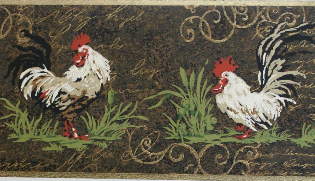 Rooster Wallpaper Borders Kitchen , HD Wallpaper & Backgrounds