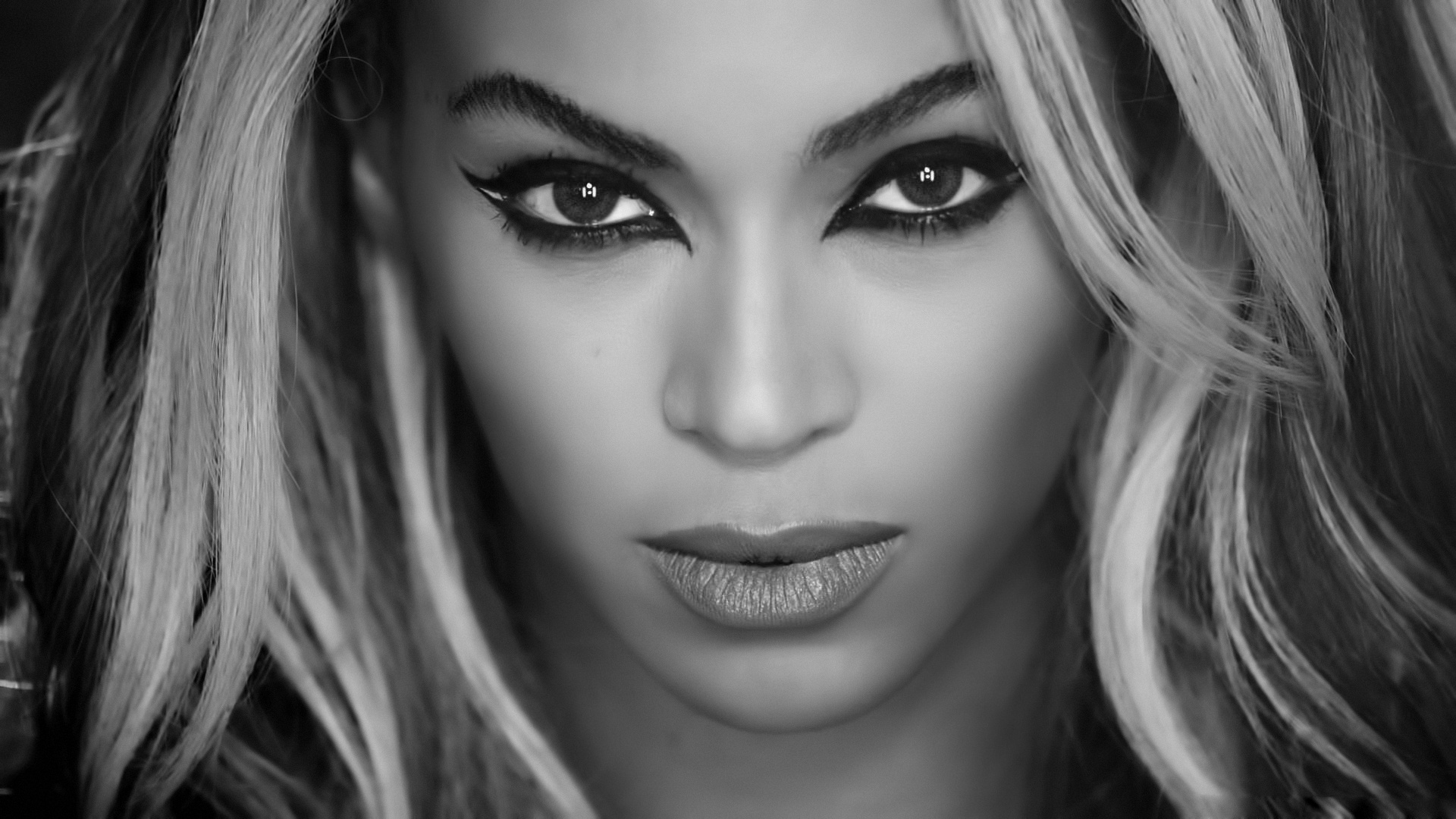 Beyonce Wallpaper Pictures - Beyonce Black And White Portrait , HD Wallpaper & Backgrounds