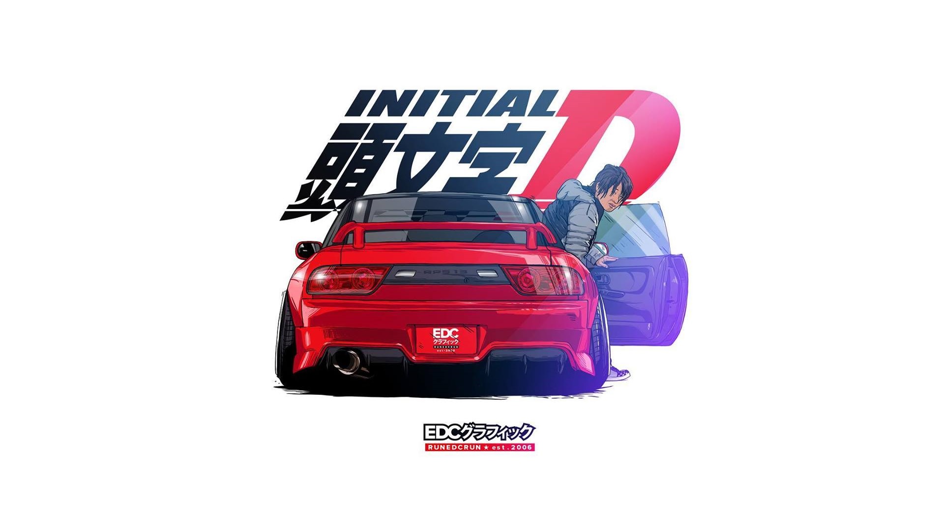 Initial D Poster Hd Wallpaper Backgrounds Download