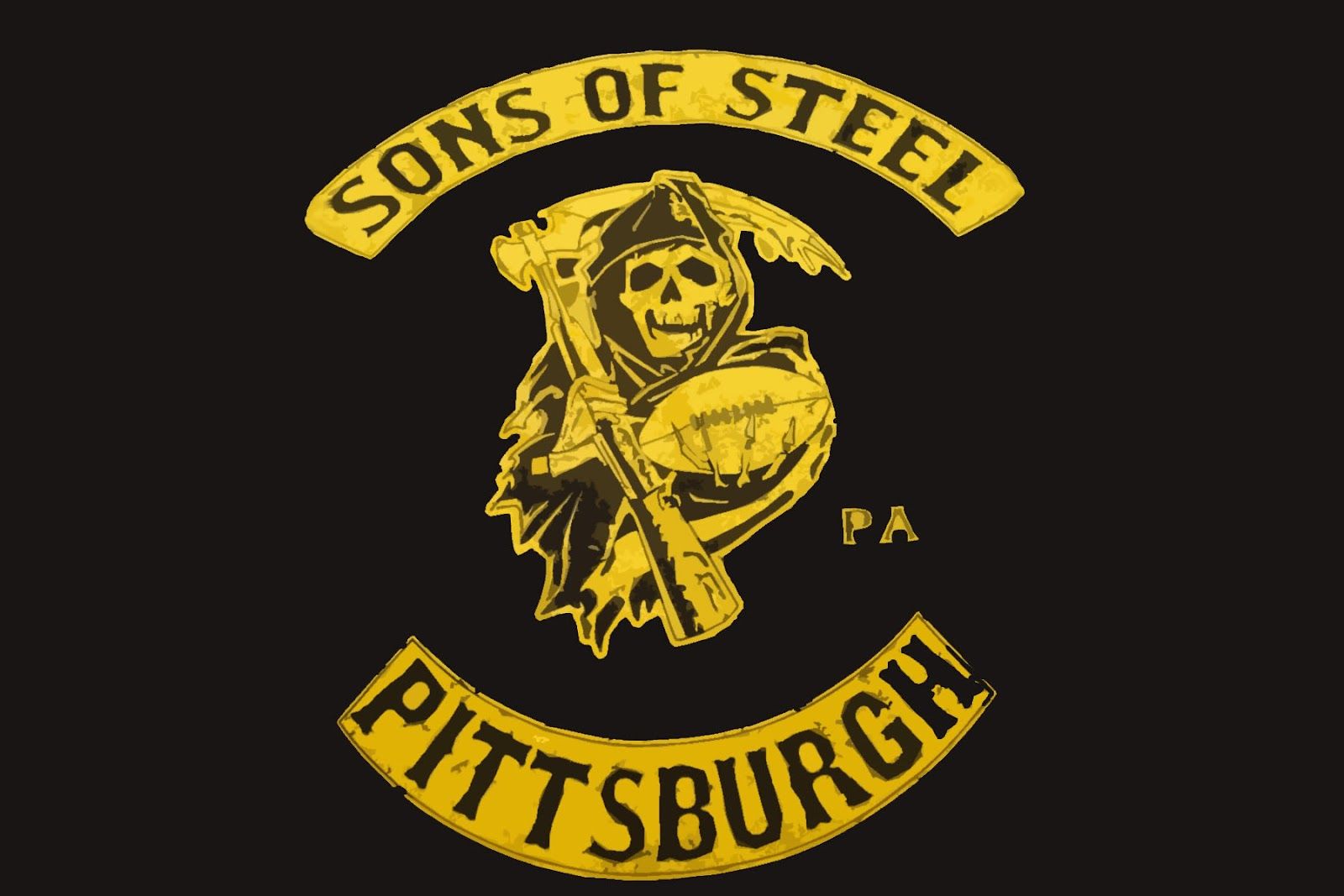 Download Cool Pittsburgh Steelers Wallpaper Image 5077 - Pittsburgh Steelers Logo , HD Wallpaper & Backgrounds