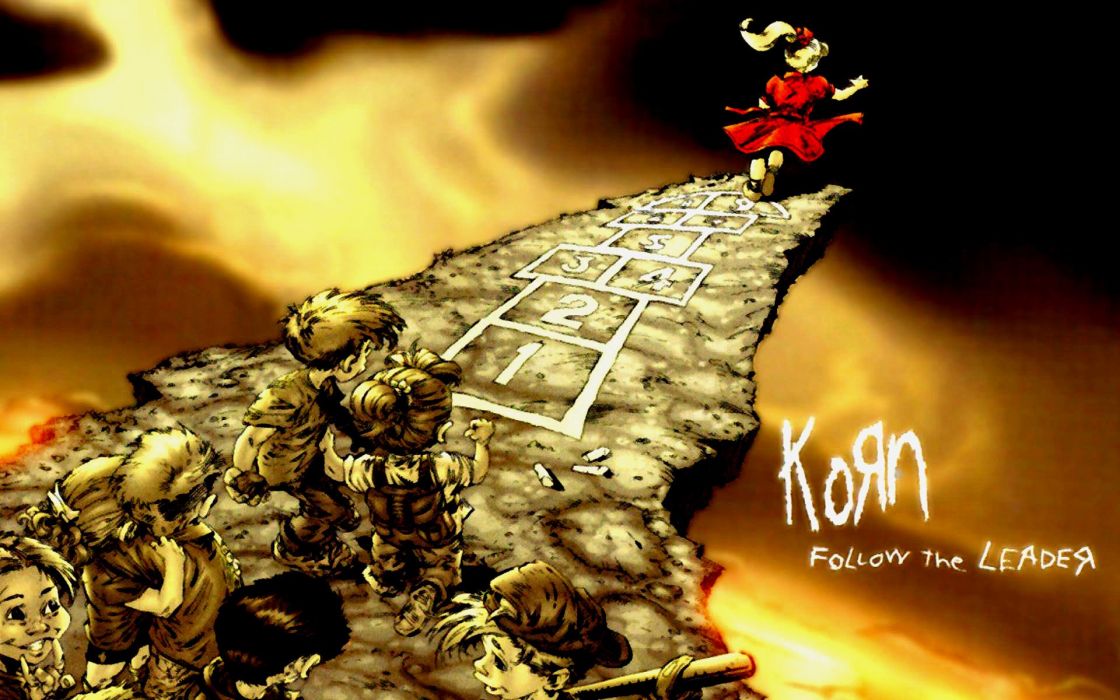 Korn Nu-metal Metal Heavy Rock Hard Poster Fantasy - Korn Follow The Leader , HD Wallpaper & Backgrounds