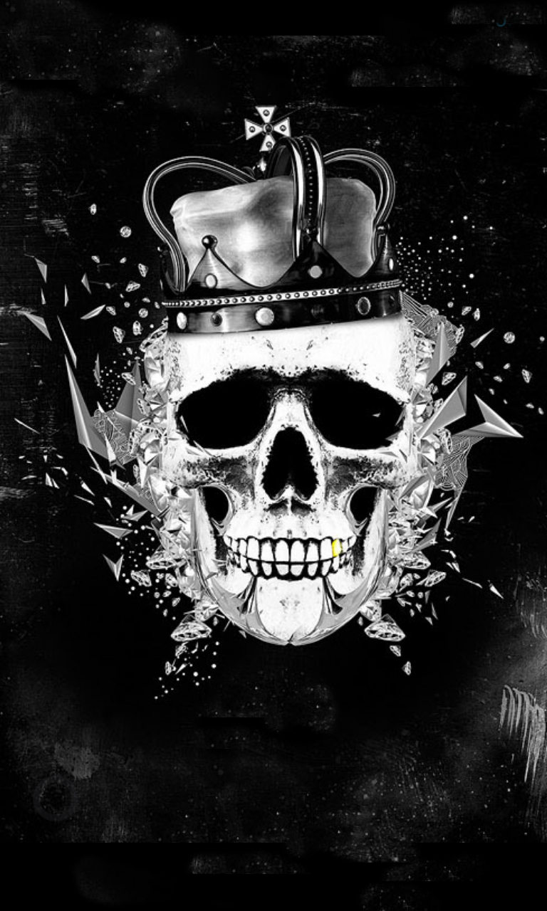 Blackberry King Skull Wallpaper For Personal Account - Royal King Wallpaper Hd , HD Wallpaper & Backgrounds