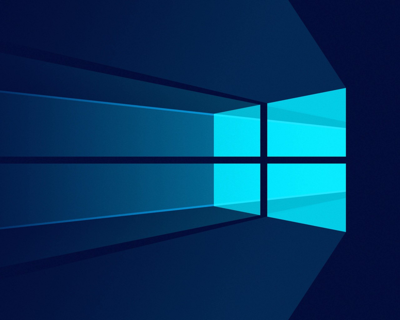 #p27s7fa Windows Wallpaper 1280 X 1024 - Windows 10 Dark Blue , HD Wallpaper & Backgrounds