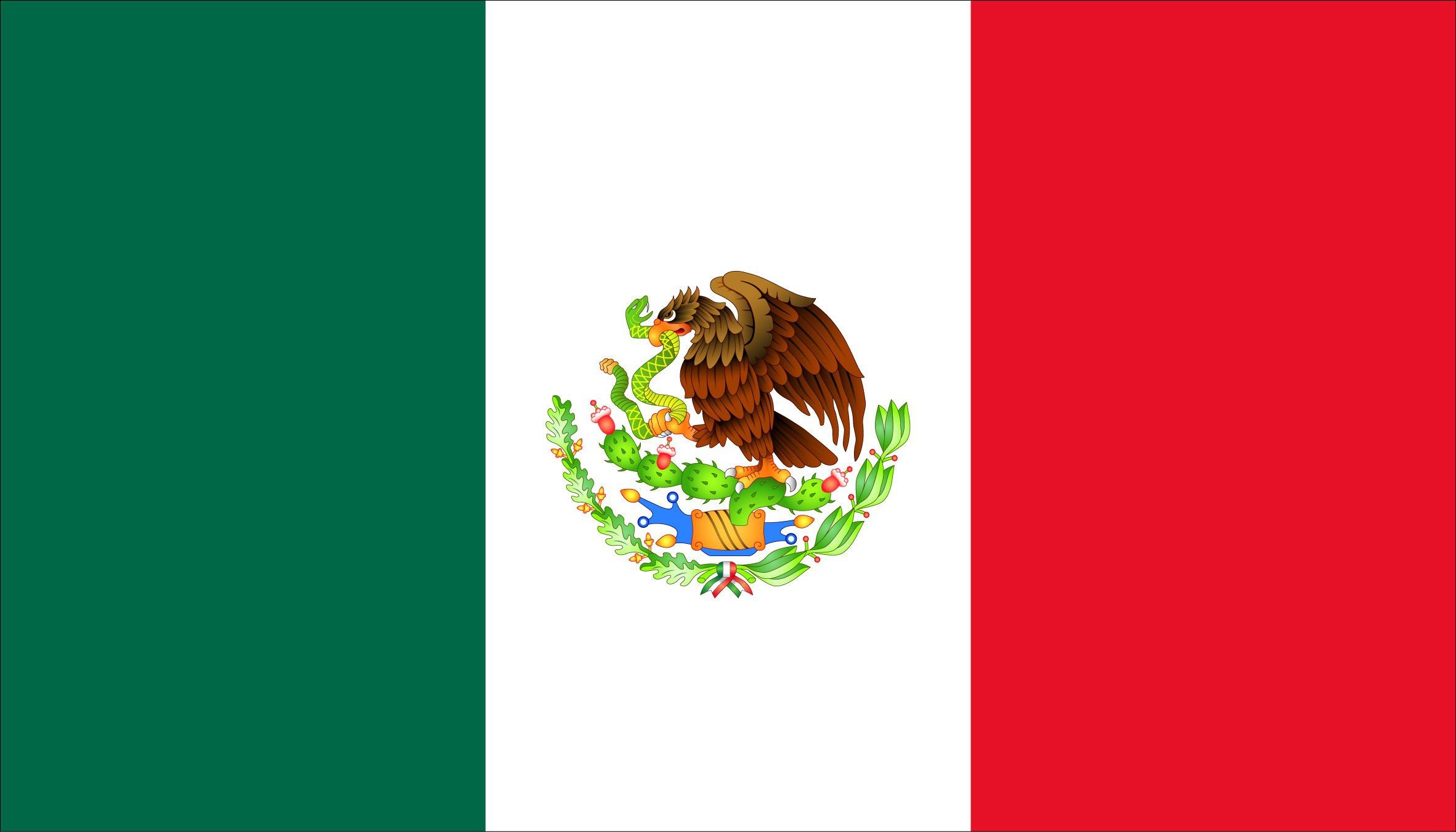 2363x1351, 
 Data Id 
 Data Src /walls/full/0/0/a/47003 - Bandera De México Oficial , HD Wallpaper & Backgrounds