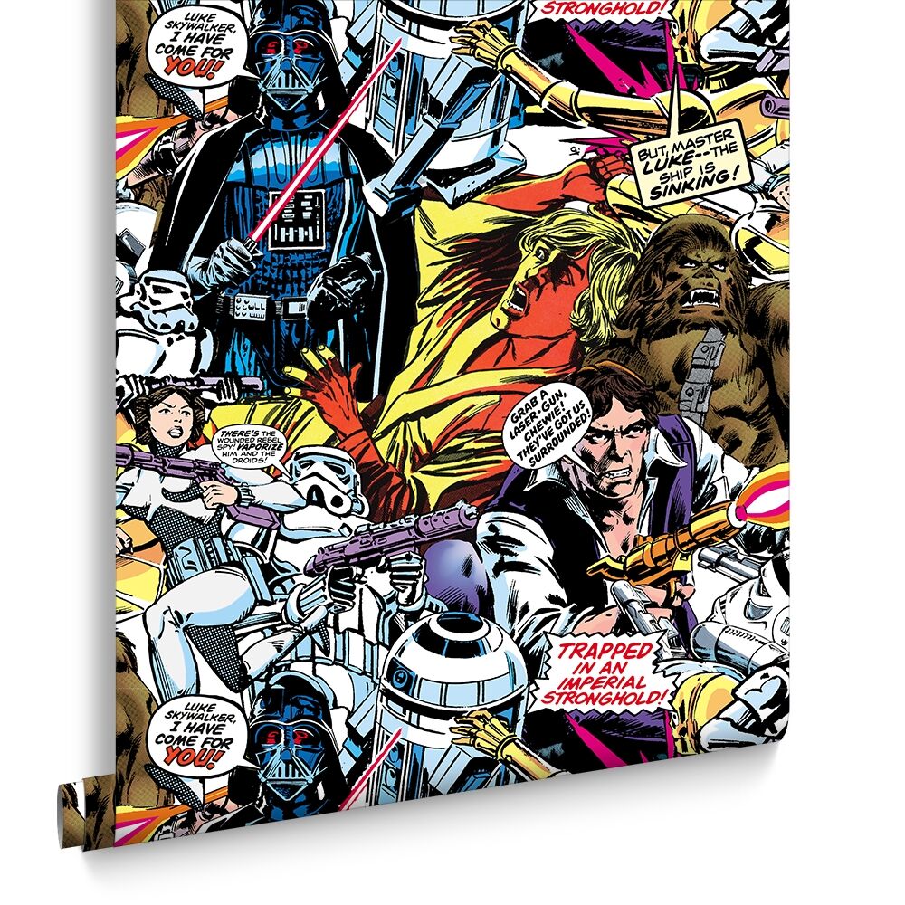 Star Wars Cartoon Wallpaper, , Large - Star Wars Wallpaper Comic , HD Wallpaper & Backgrounds