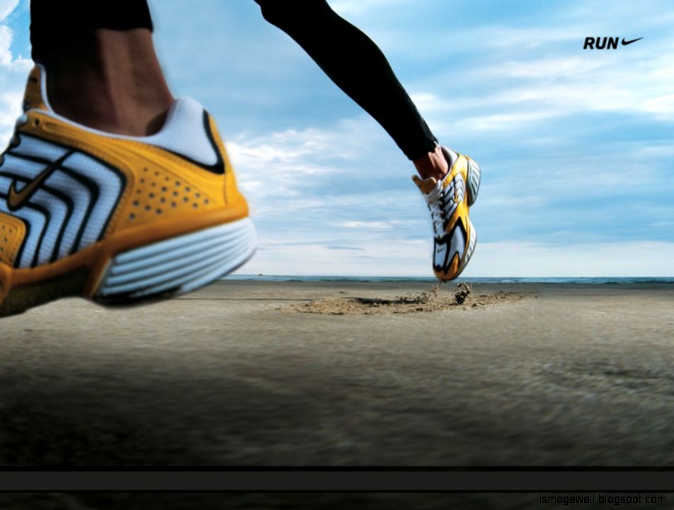Running Wallpaper Collection - Nike Running Shoes Background , HD Wallpaper & Backgrounds