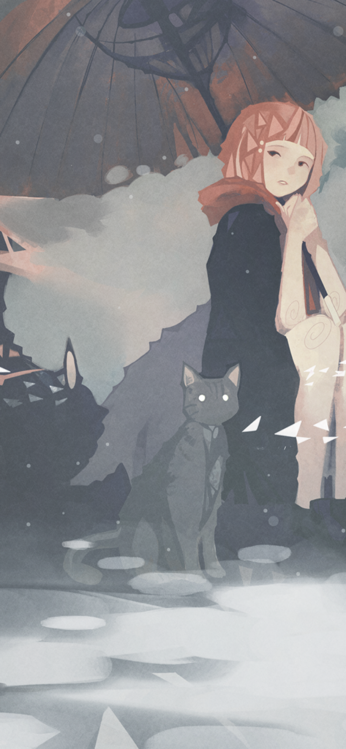 Anime Dog Wallpaper - Anime Girl With Dog , HD Wallpaper & Backgrounds