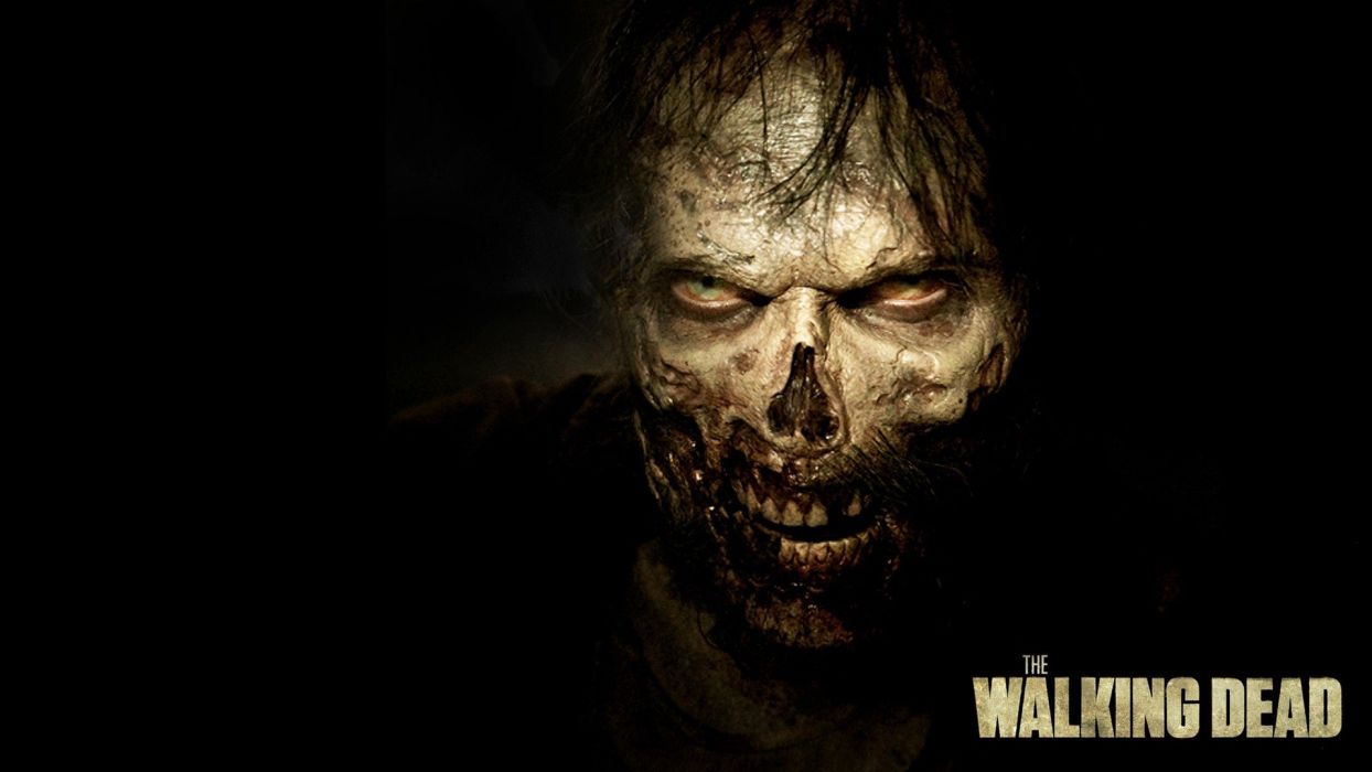 The Walking Dead Dark Horror Zombie Series Apocalyptic - Walking Dead Wallpaper Zombie , HD Wallpaper & Backgrounds