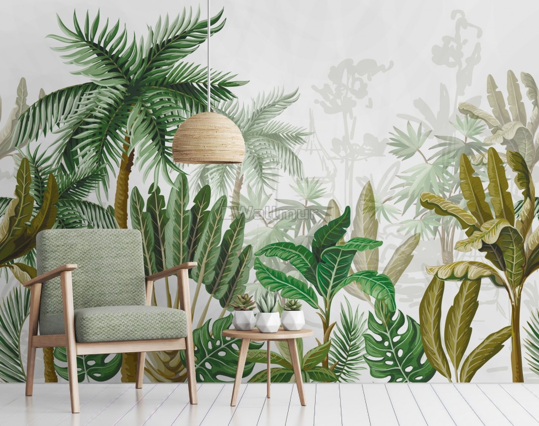 Tropical Tree Vector Banana , HD Wallpaper & Backgrounds