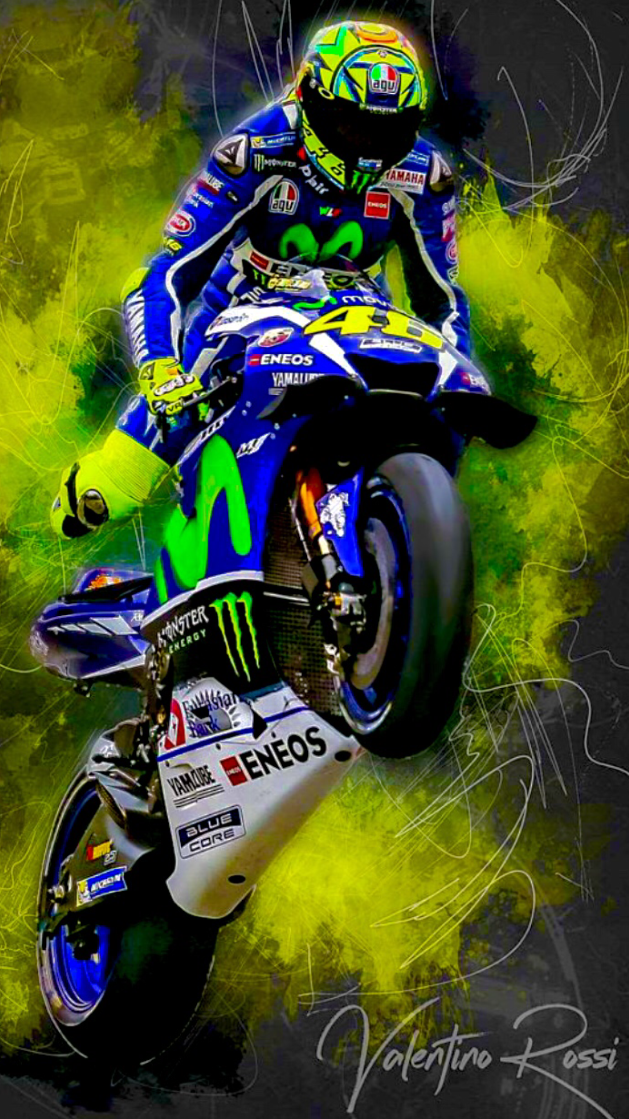 Valentino Rossi Wallpaper Hd , HD Wallpaper & Backgrounds