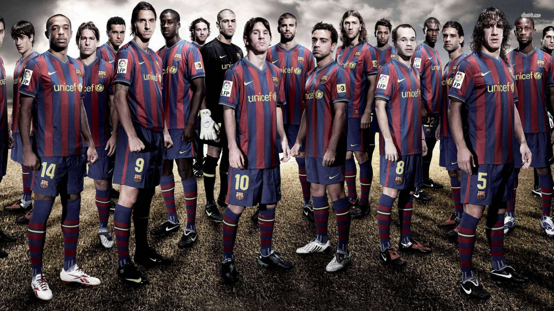 Fc Barcelona Wallpapers 2016 - Fc Barcelona 2018 19 Squad , HD Wallpaper & Backgrounds