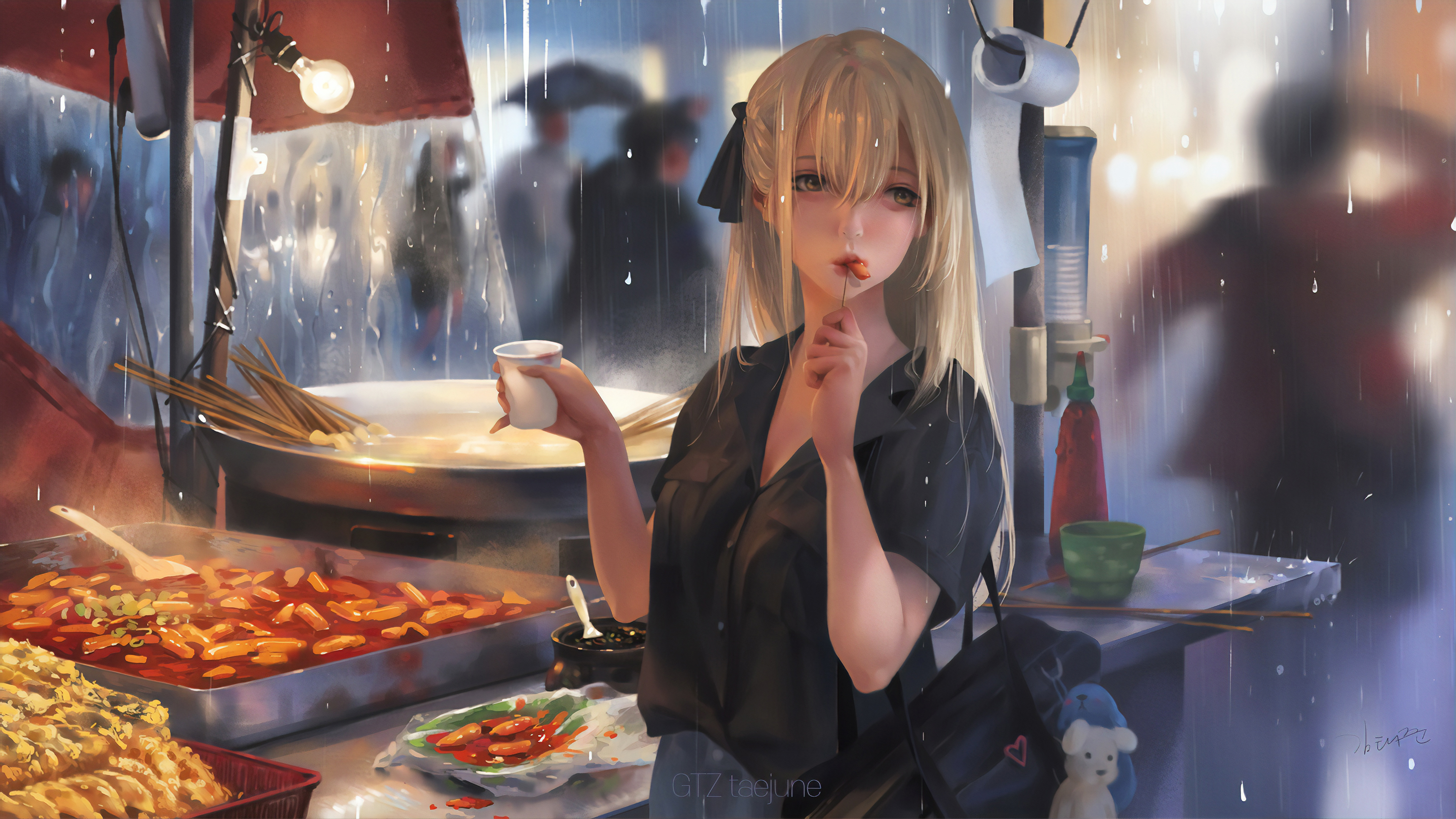 Blonde Bangs Anime Girl , HD Wallpaper & Backgrounds