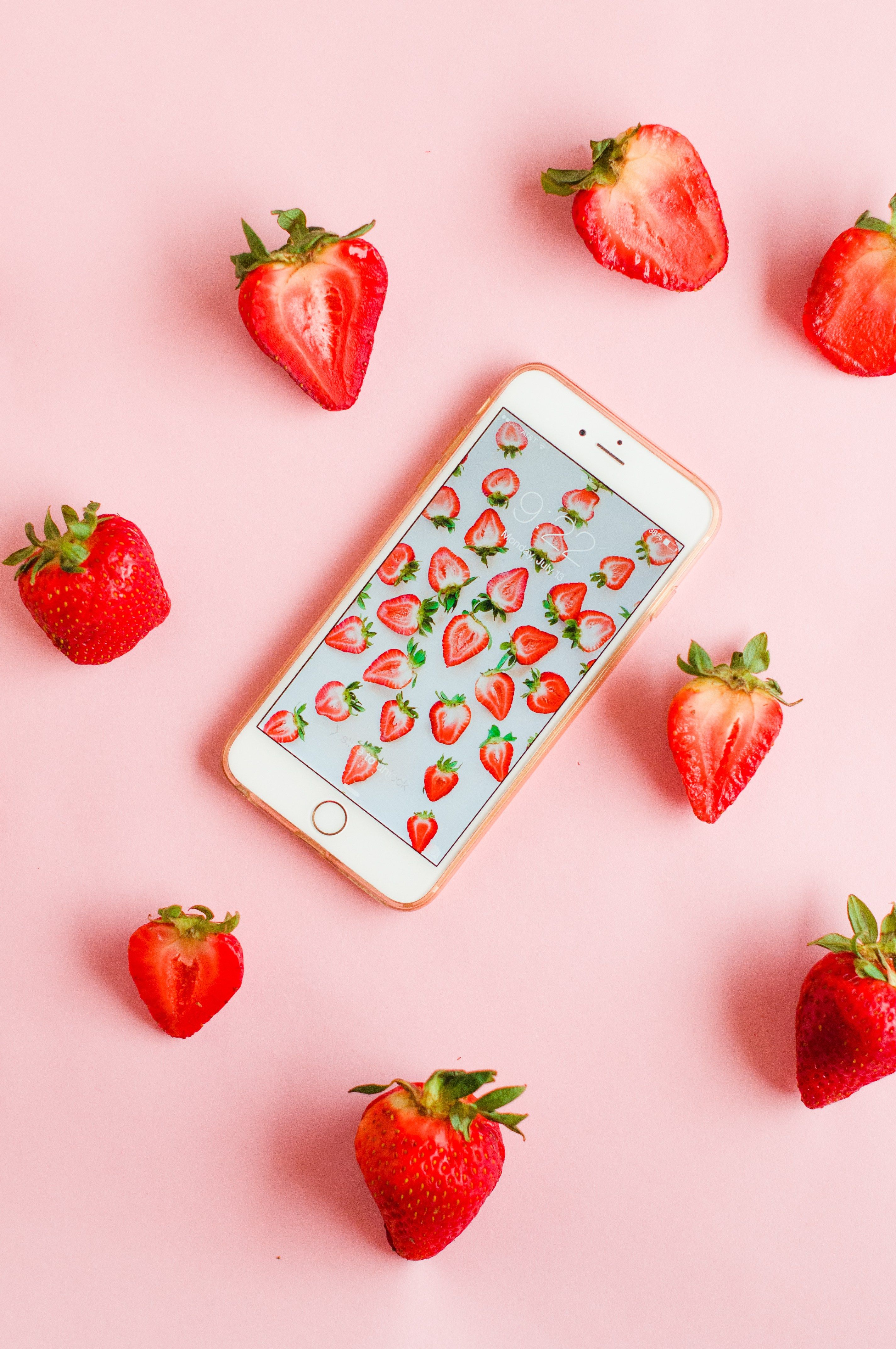 Download Wallpaper Strawberry , HD Wallpaper & Backgrounds