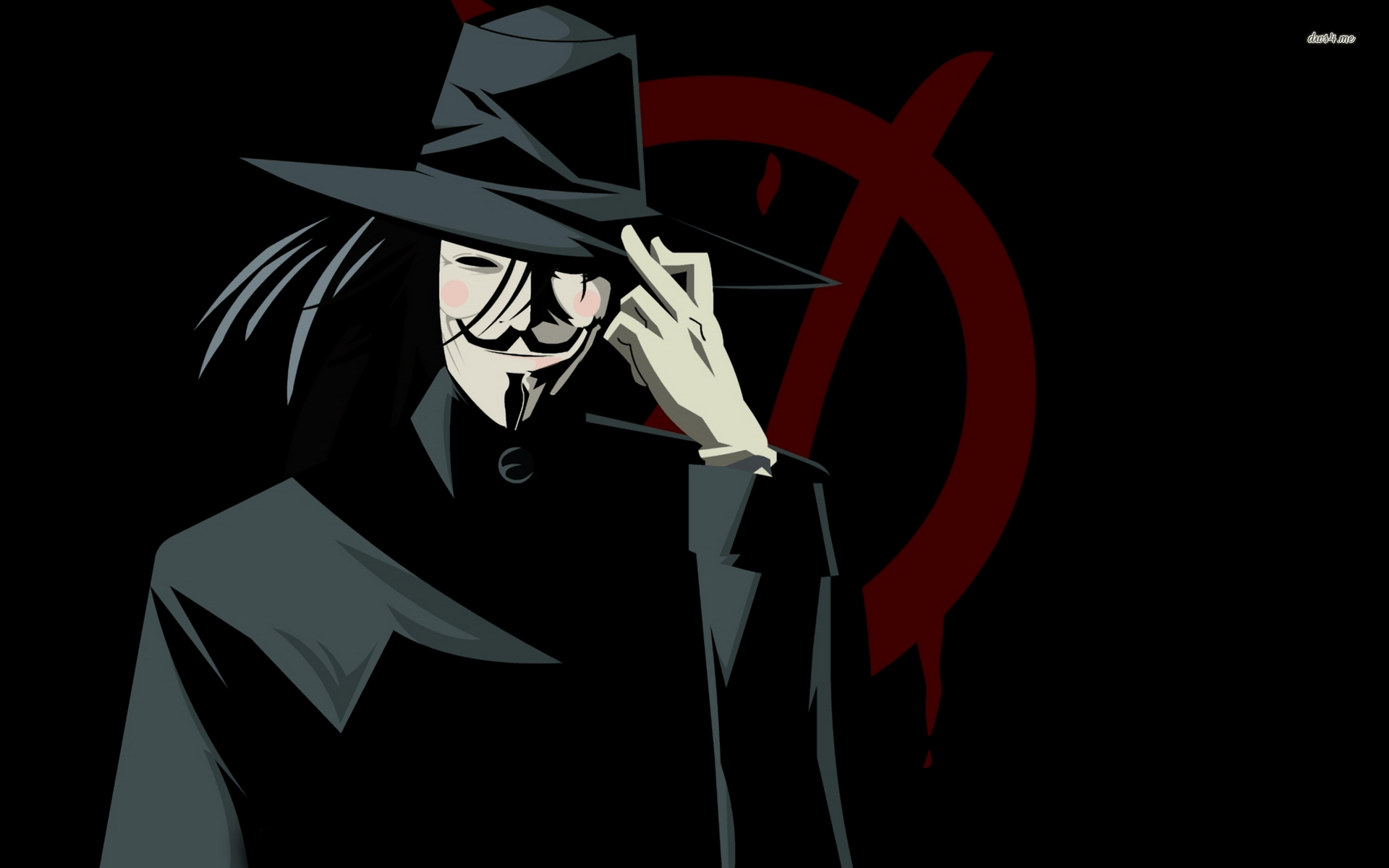 V For Vendetta Animation , HD Wallpaper & Backgrounds