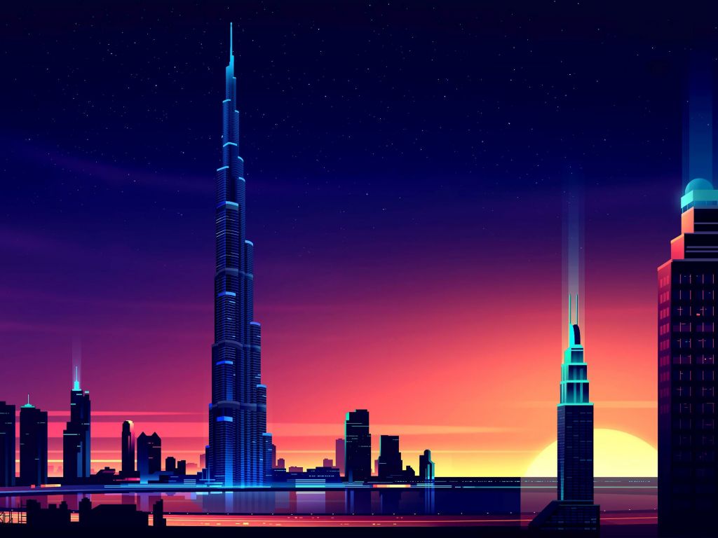Dubai Burj Khalifa Wallpaper - Burj Khalifa Wallpaper Dubai , HD Wallpaper & Backgrounds